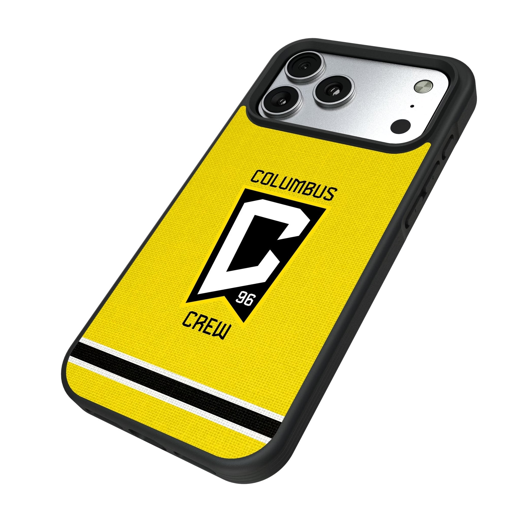 Columbus Crew Stripe Bump Phone Case for Apple iPhone 17 Series 5