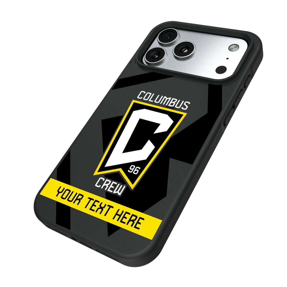 Columbus Crew Personalized Tilt Bump Phone Case for Apple iPhone 17 Series 5