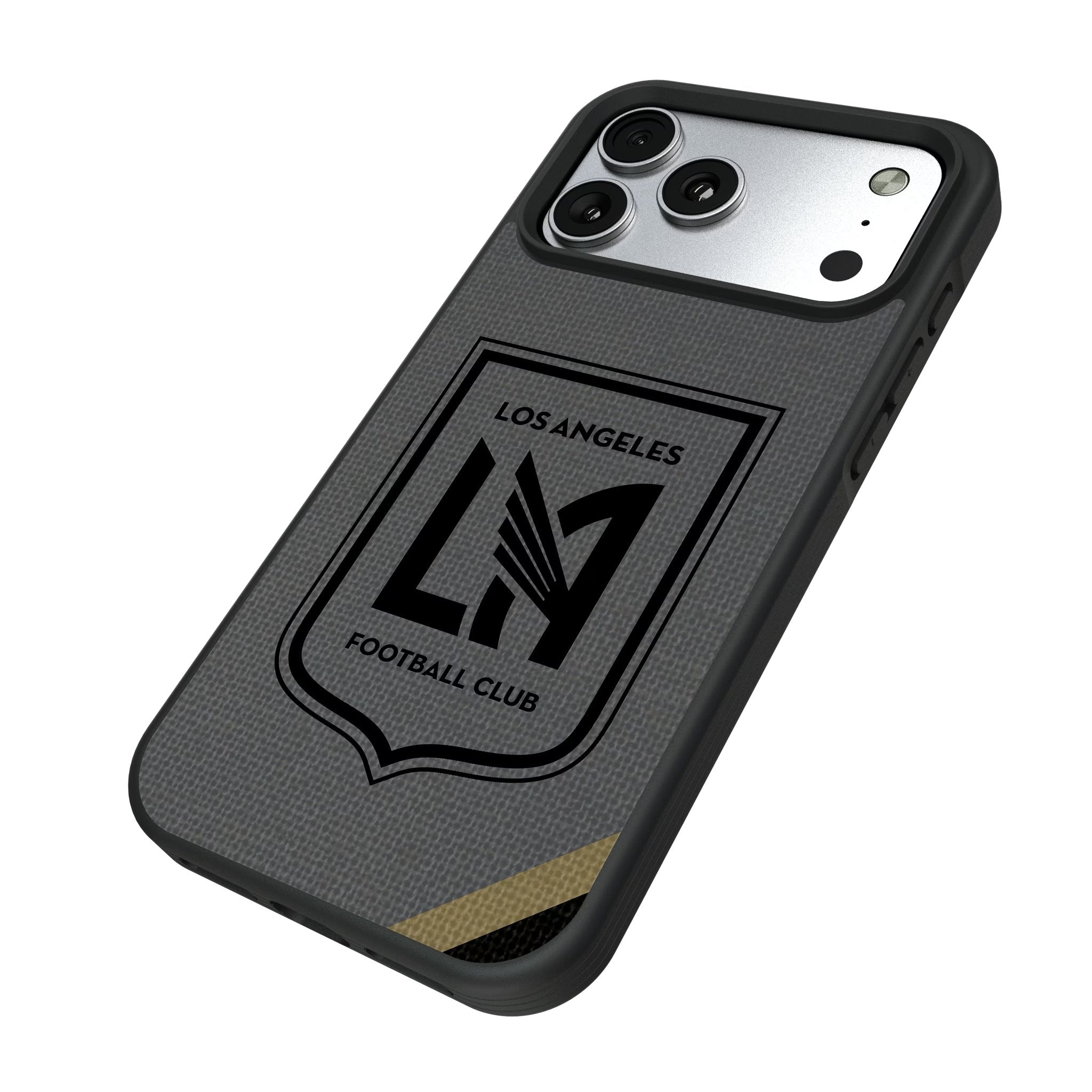 Los Angeles Football Club Diagonal Stripe Bump Phone Case for Apple iPhone 17 Series 5