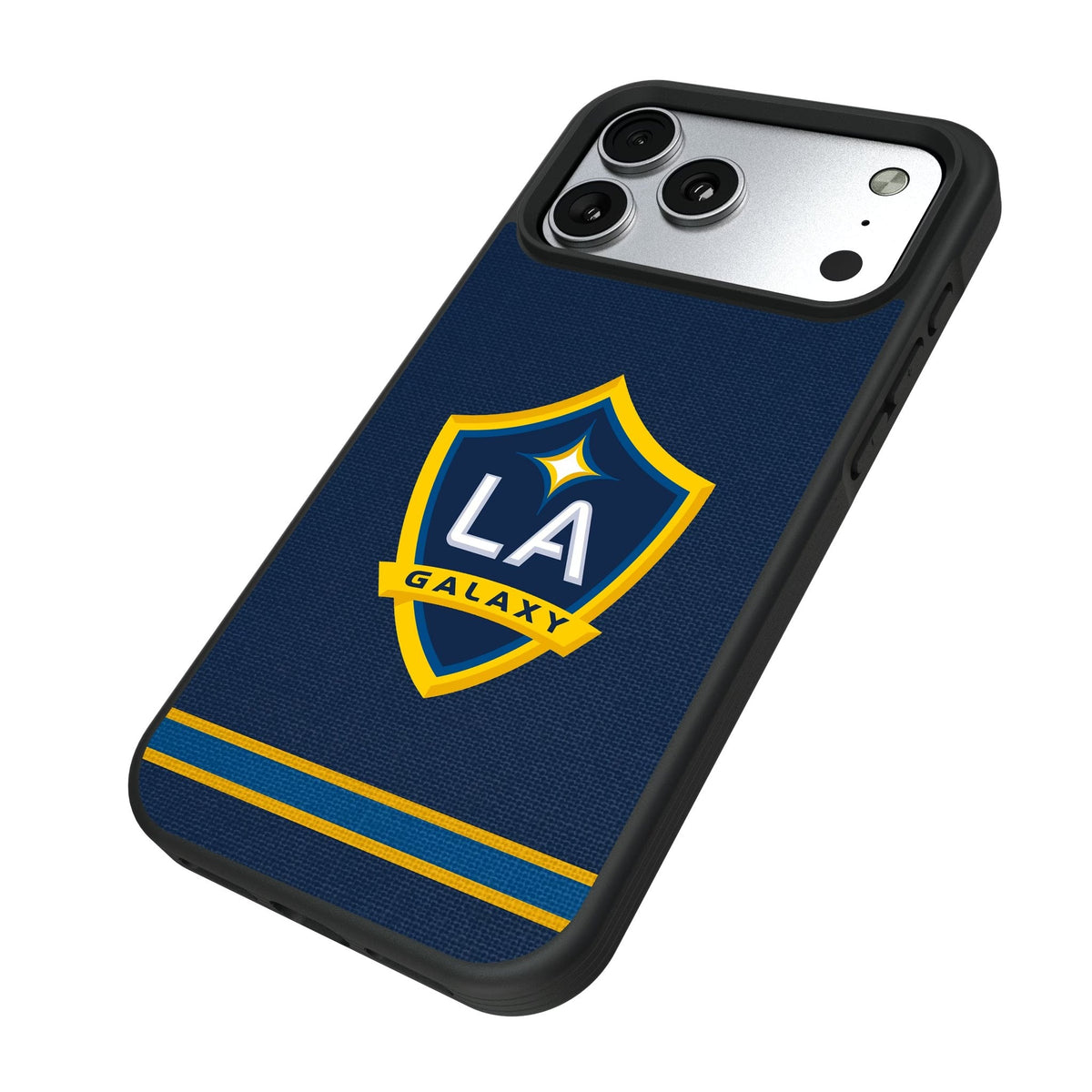 LA Galaxy Stripe Bump Phone Case for Apple iPhone 17 Series 5