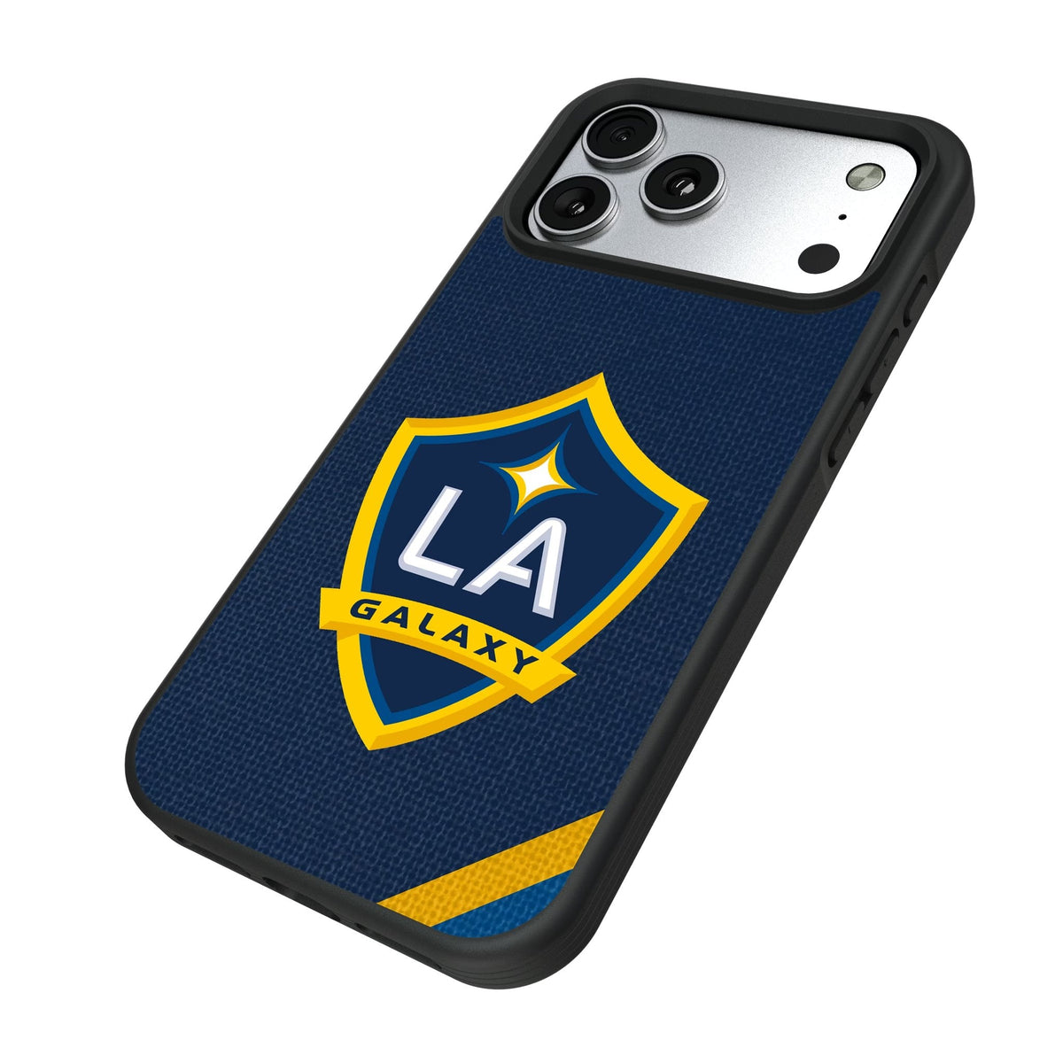 LA Galaxy Diagonal Stripe Bump Phone Case for Apple iPhone 17 Series 5
