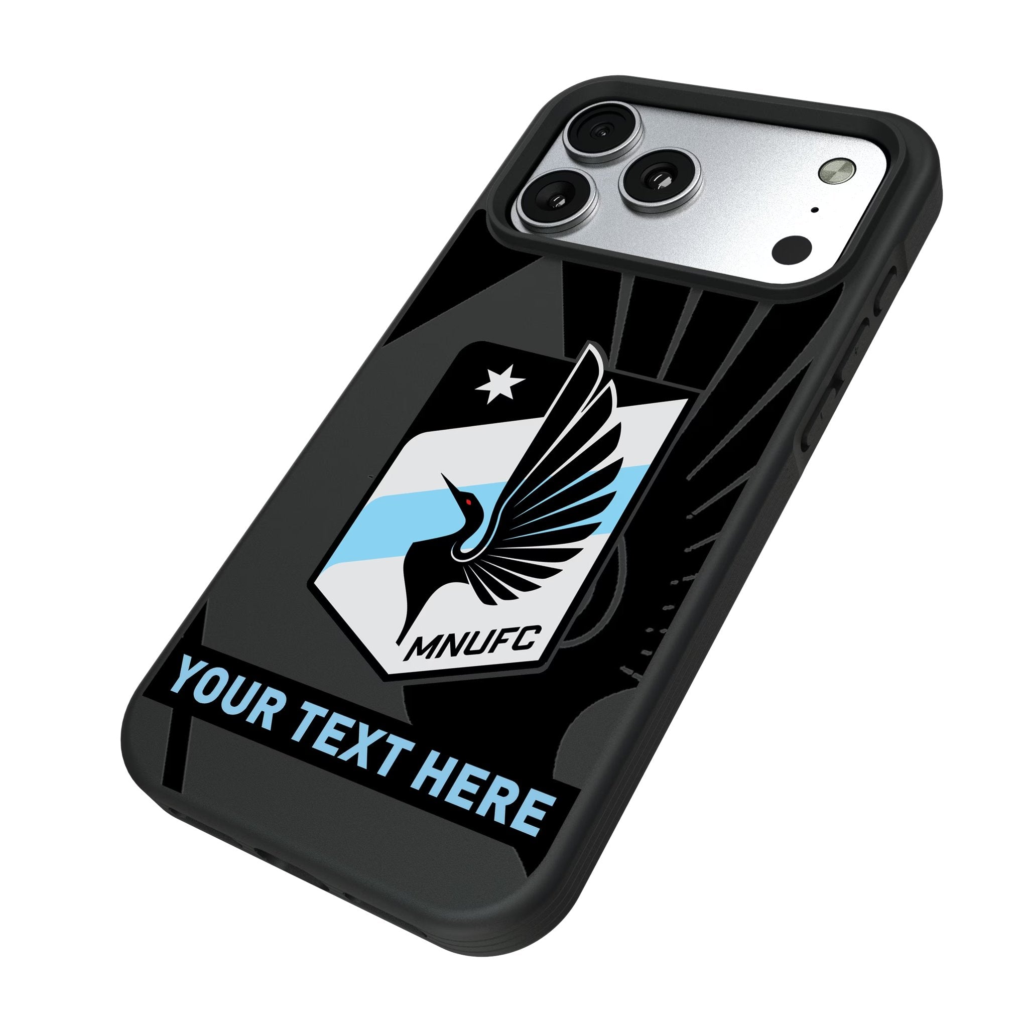 Minnesota United FC Personalized Tilt Bump Phone Case for Apple iPhone 17 Series 5