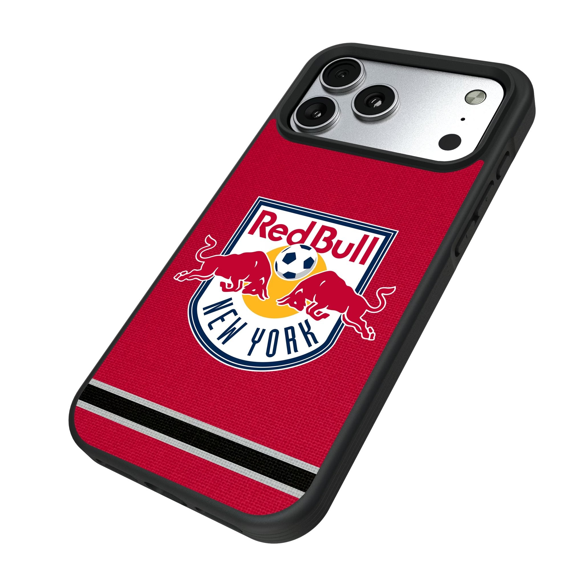 New York Red Bulls Stripe Bump Phone Case for Apple iPhone 17 Series 5