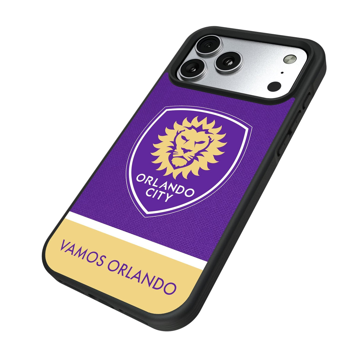 Orlando City Soccer Club Endzone Solid Bump Phone Case for Apple iPhone 17 Series 5