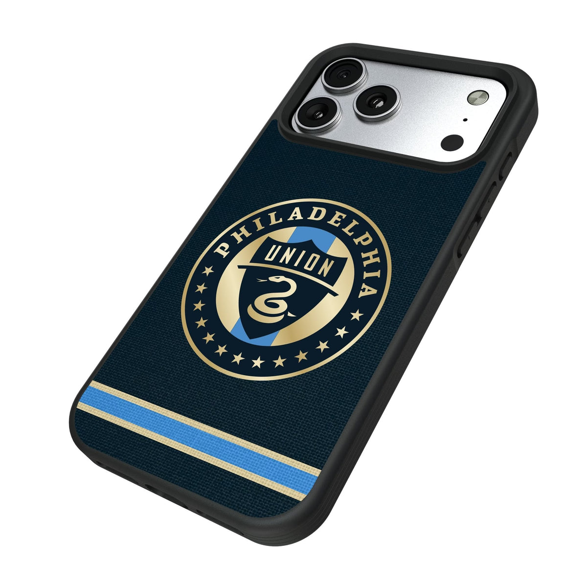 Philadelphia Union Stripe Bump Phone Case for Apple iPhone 17 Series 5