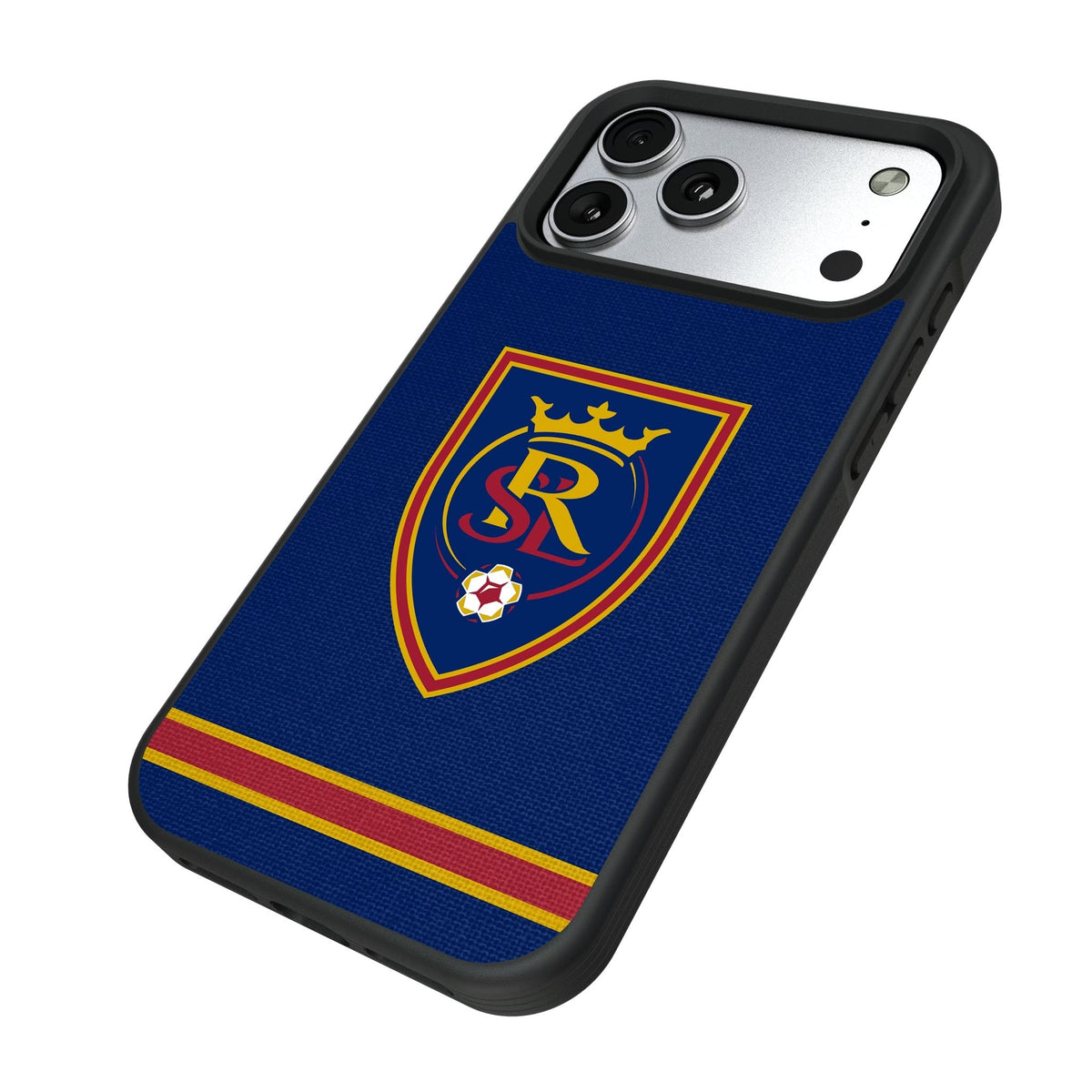 Real Salt Lake Stripe Bump Phone Case for Apple iPhone 17 Series 5