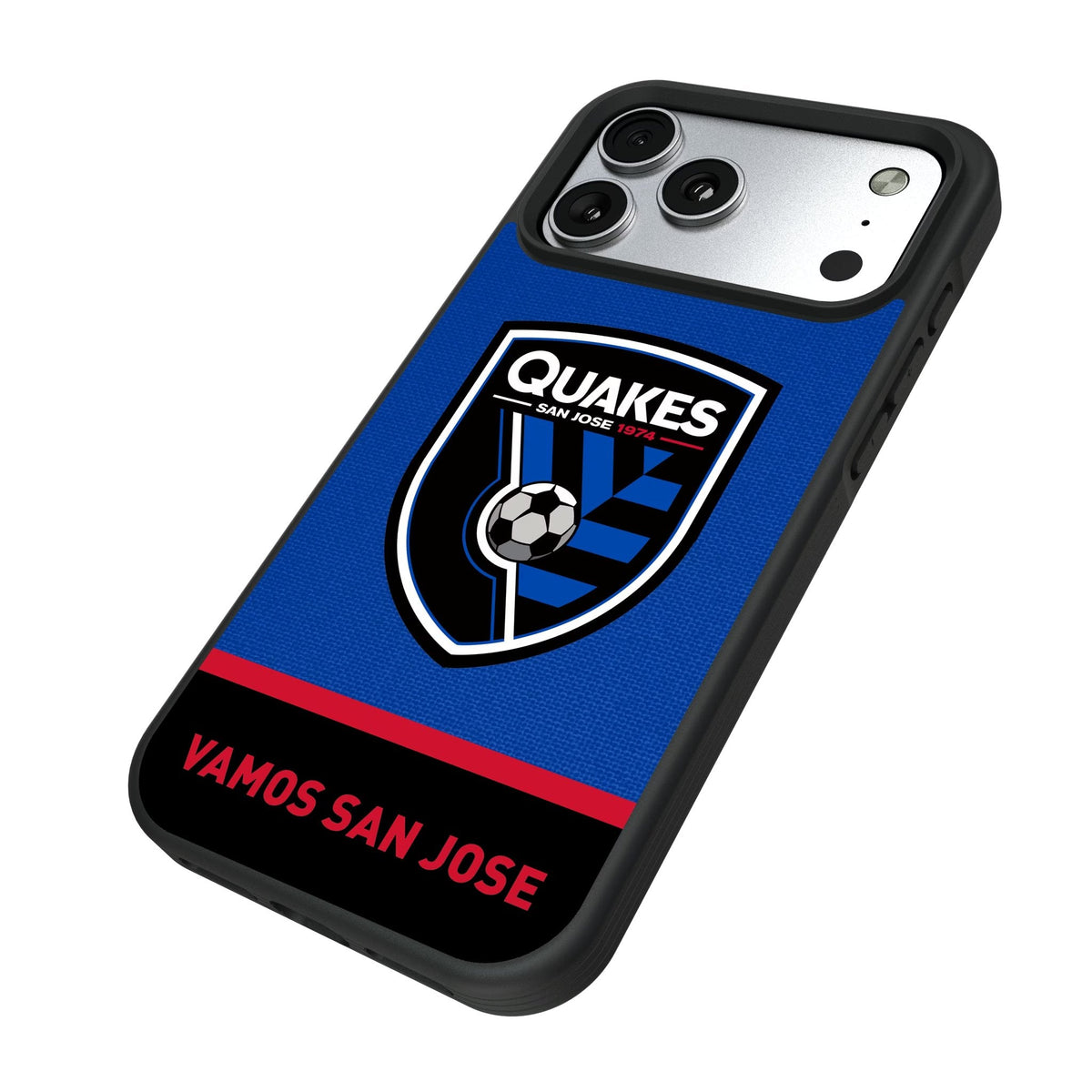 San Jose Earthquakes Endzone Solid Bump Phone Case for Apple iPhone 17 Series 5