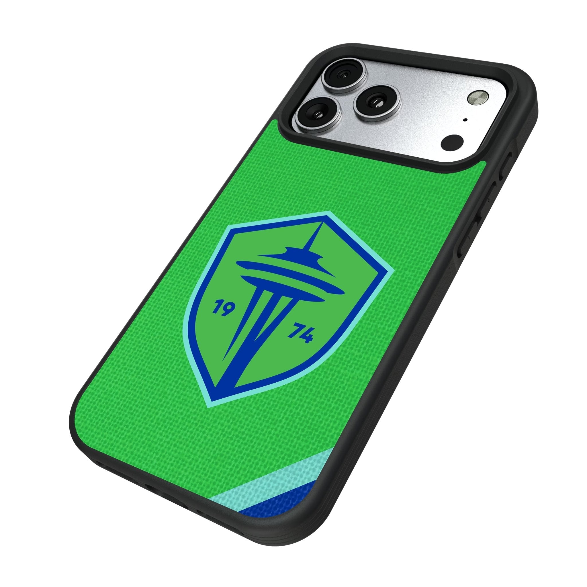 Seattle Sounders FC Diagonal Stripe Bump Phone Case for Apple iPhone 17 Series 5