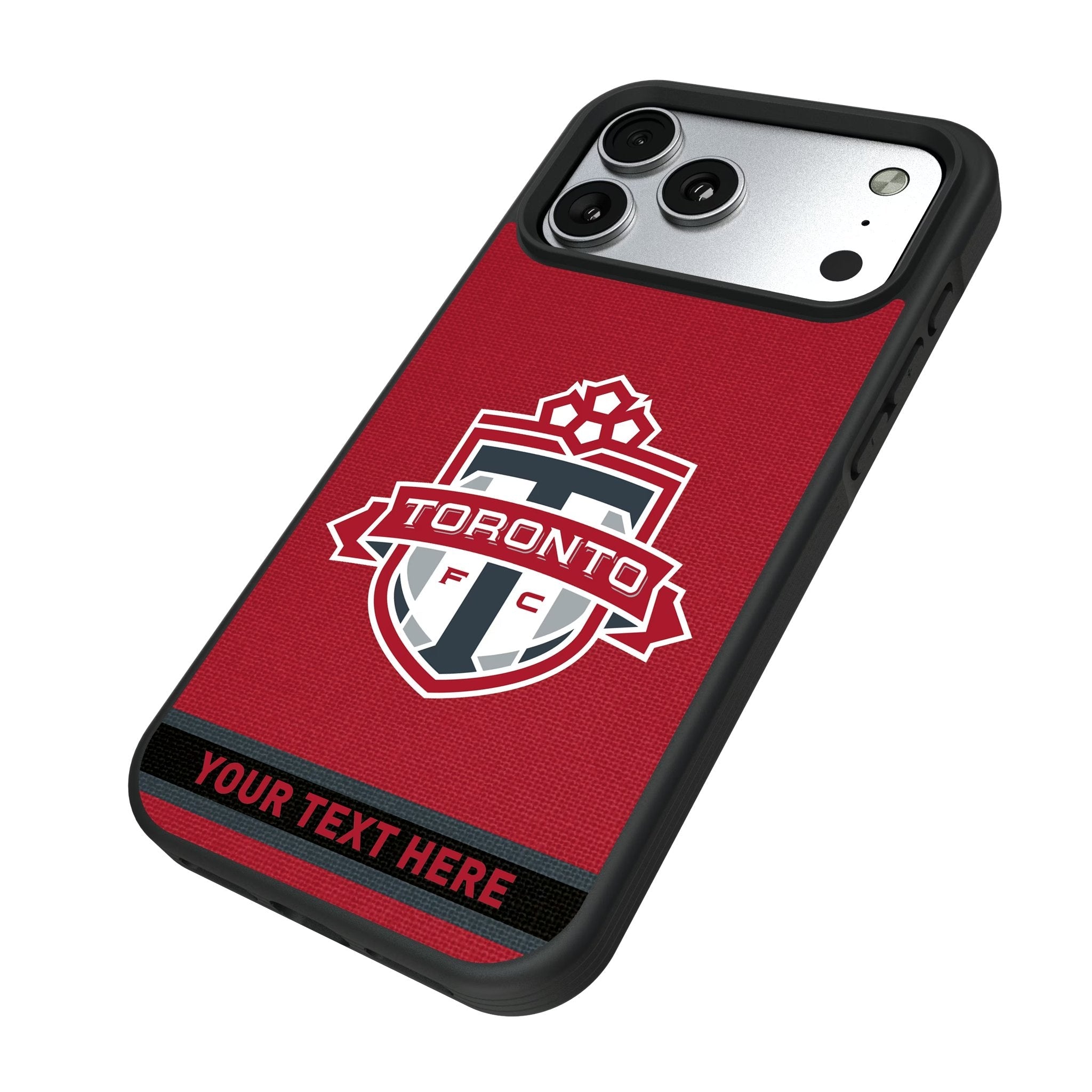 Toronto FC Personalized Stripe Bump Phone Case for Apple iPhone 17 Series 5