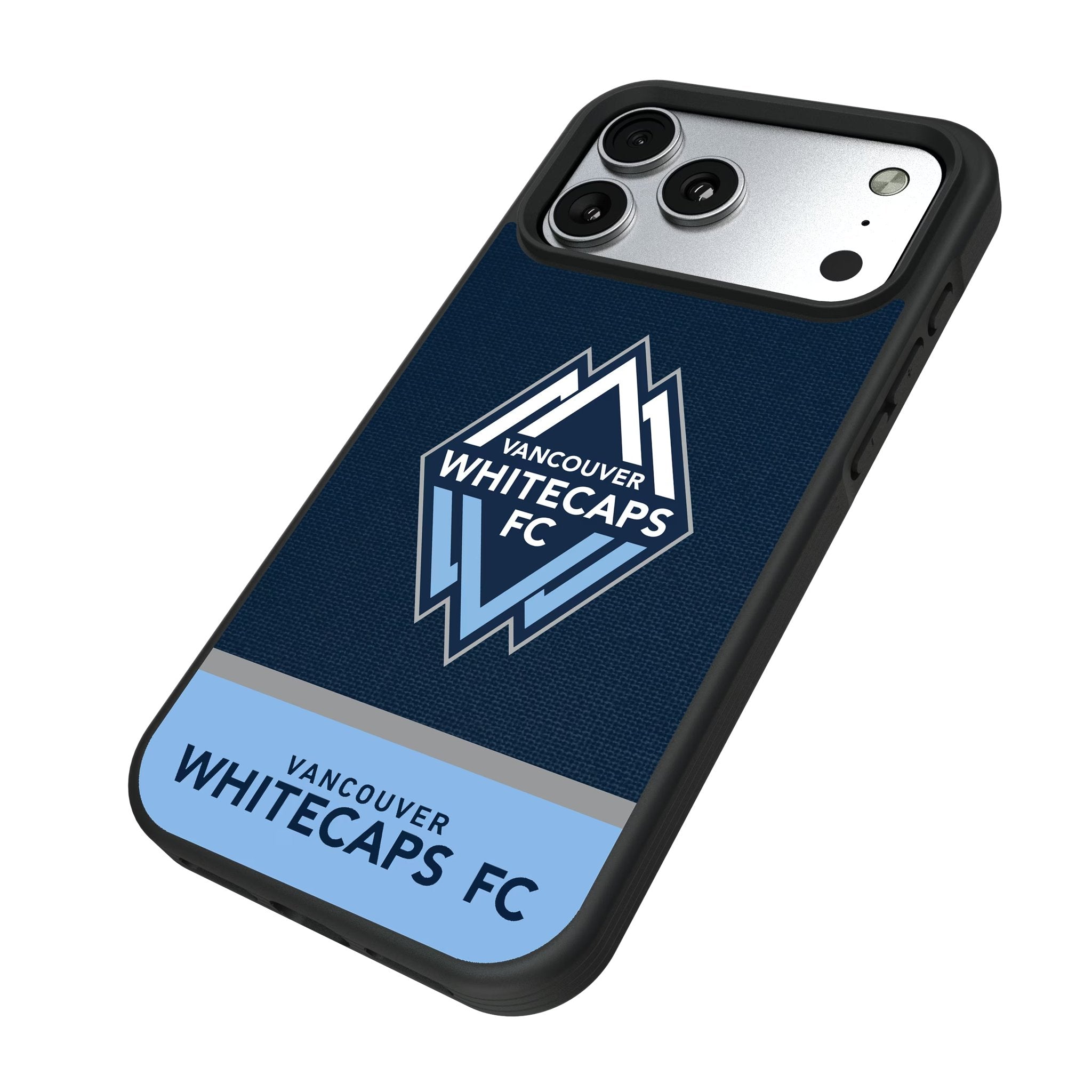 Vancouver Whitecaps Endzone Solid Bump Phone Case for Apple iPhone 17 Series 5