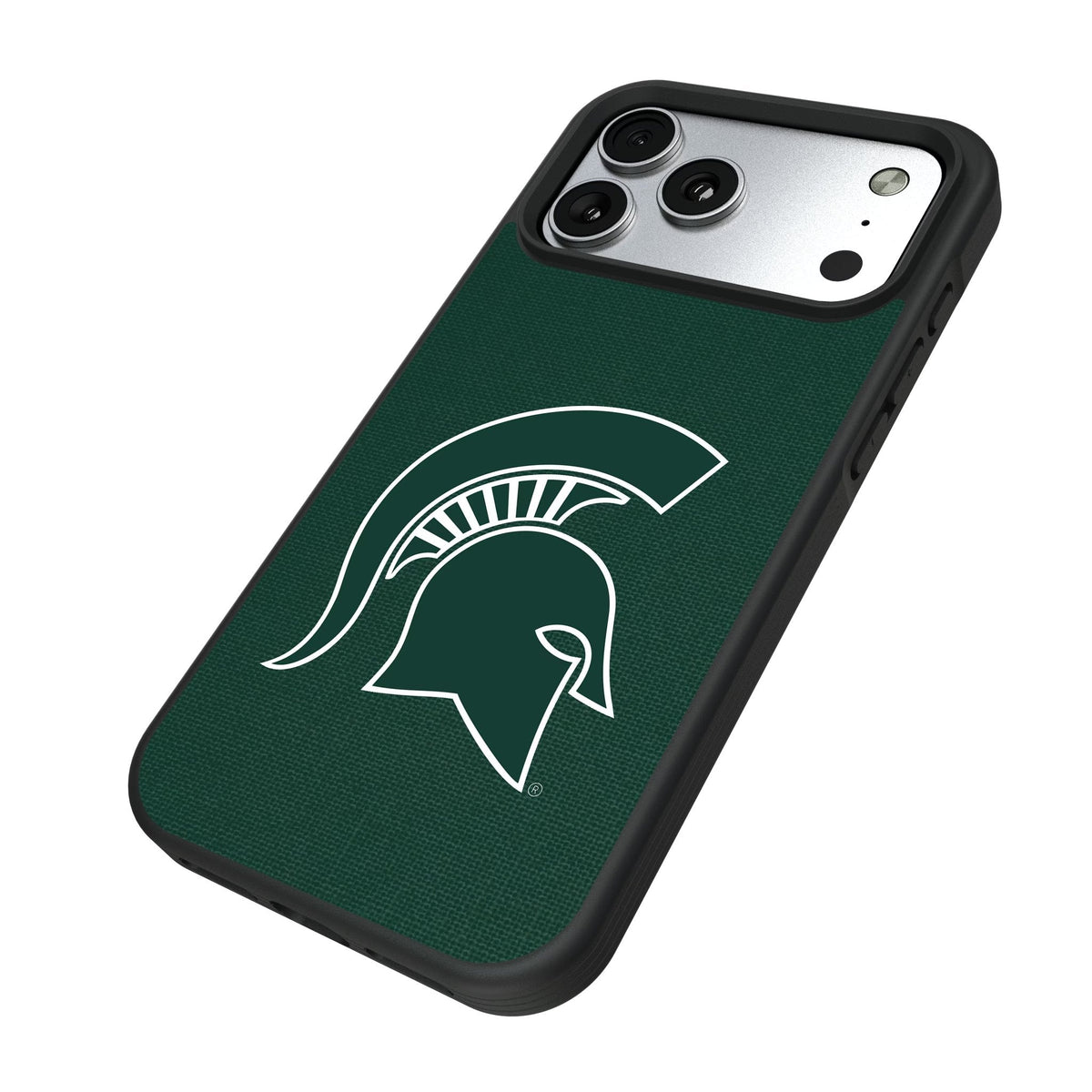 Michigan State University Spartans Solid Bump Phone Case for Apple iPhone 17 Series 5