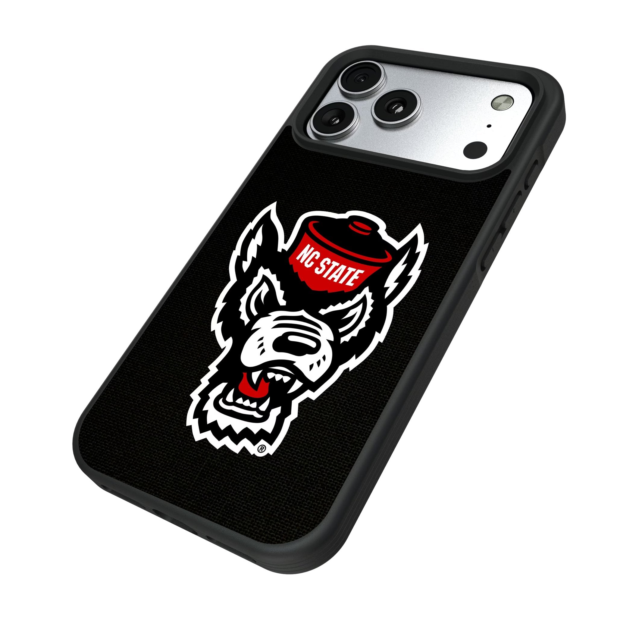 North Carolina State University Wolfpack Solid Bump Phone Case for Apple iPhone 17 Series 5