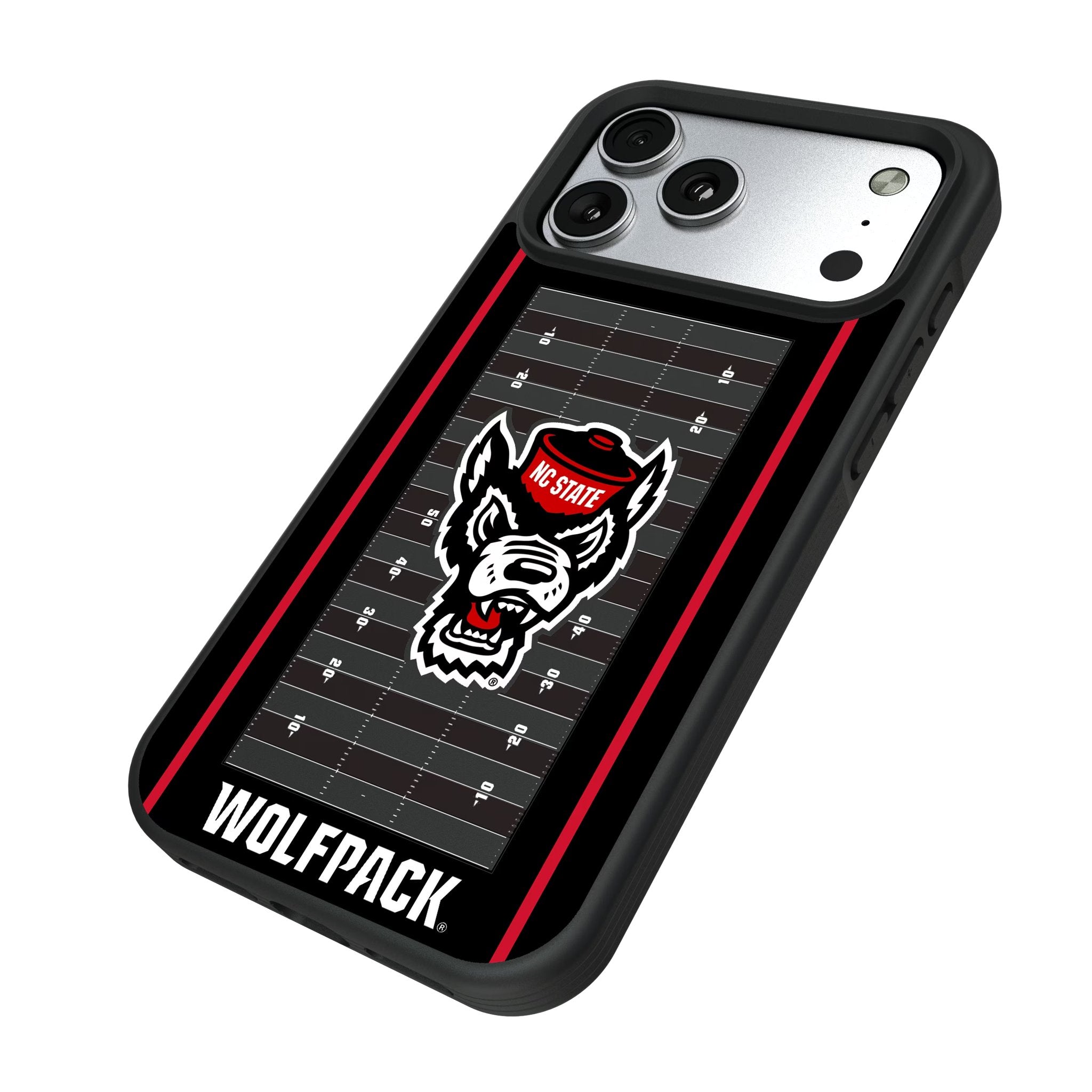 North Carolina State University Wolfpack Field Bump Phone Case for Apple iPhone 17 Series 5