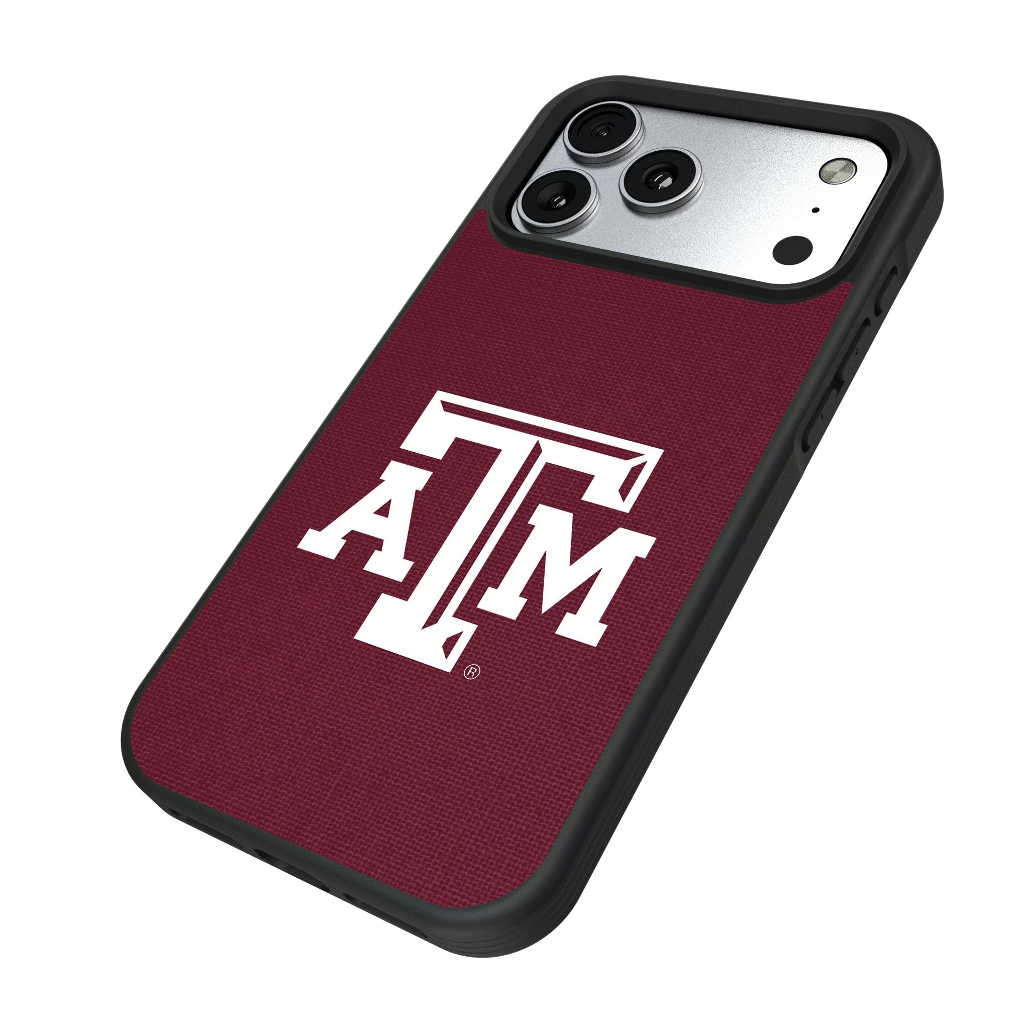 Texas A&M University Aggies Solid Bump Phone Case for Apple iPhone 17 Series 5