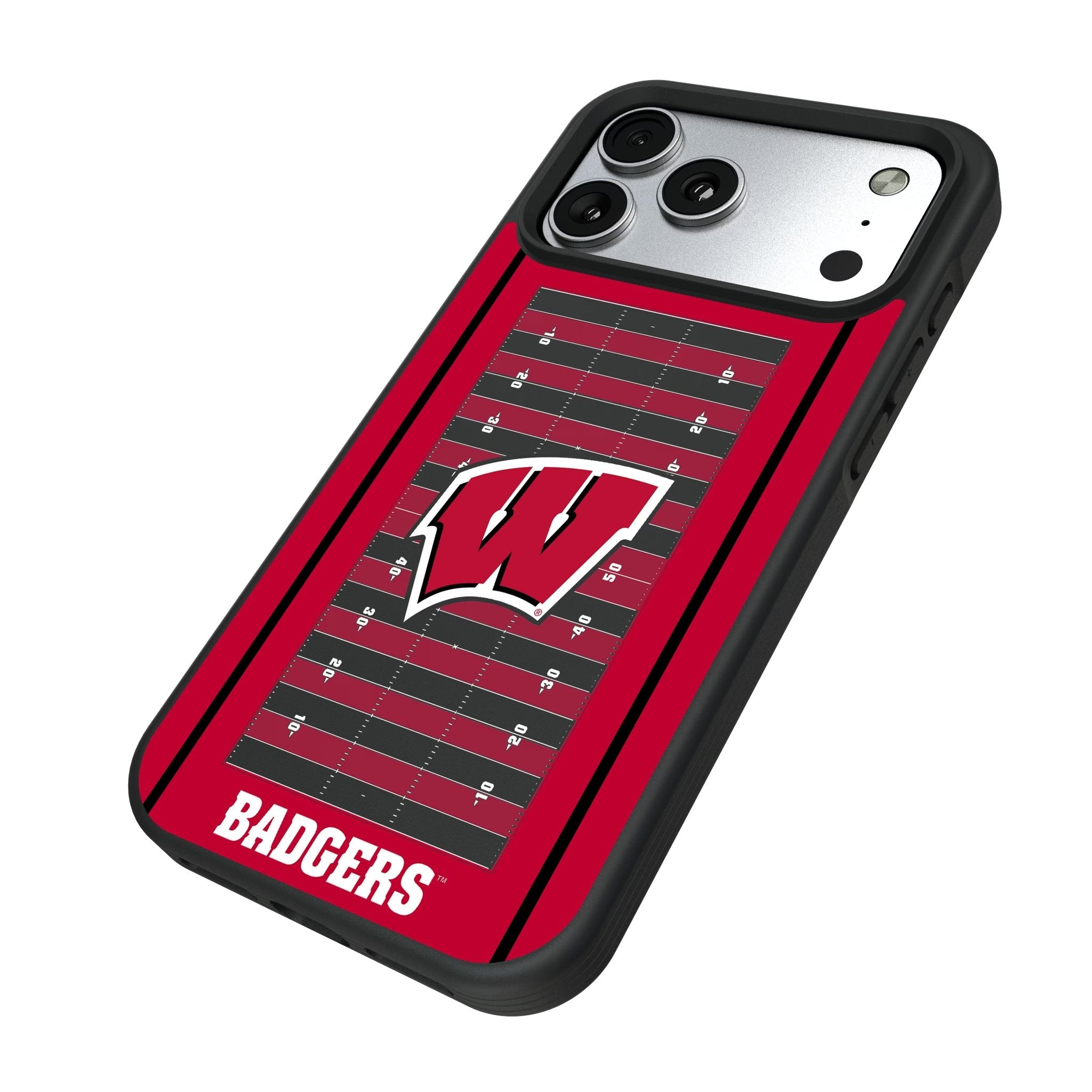University of Wisconsin Badgers Field Bump Phone Case for Apple iPhone 17 Series 5