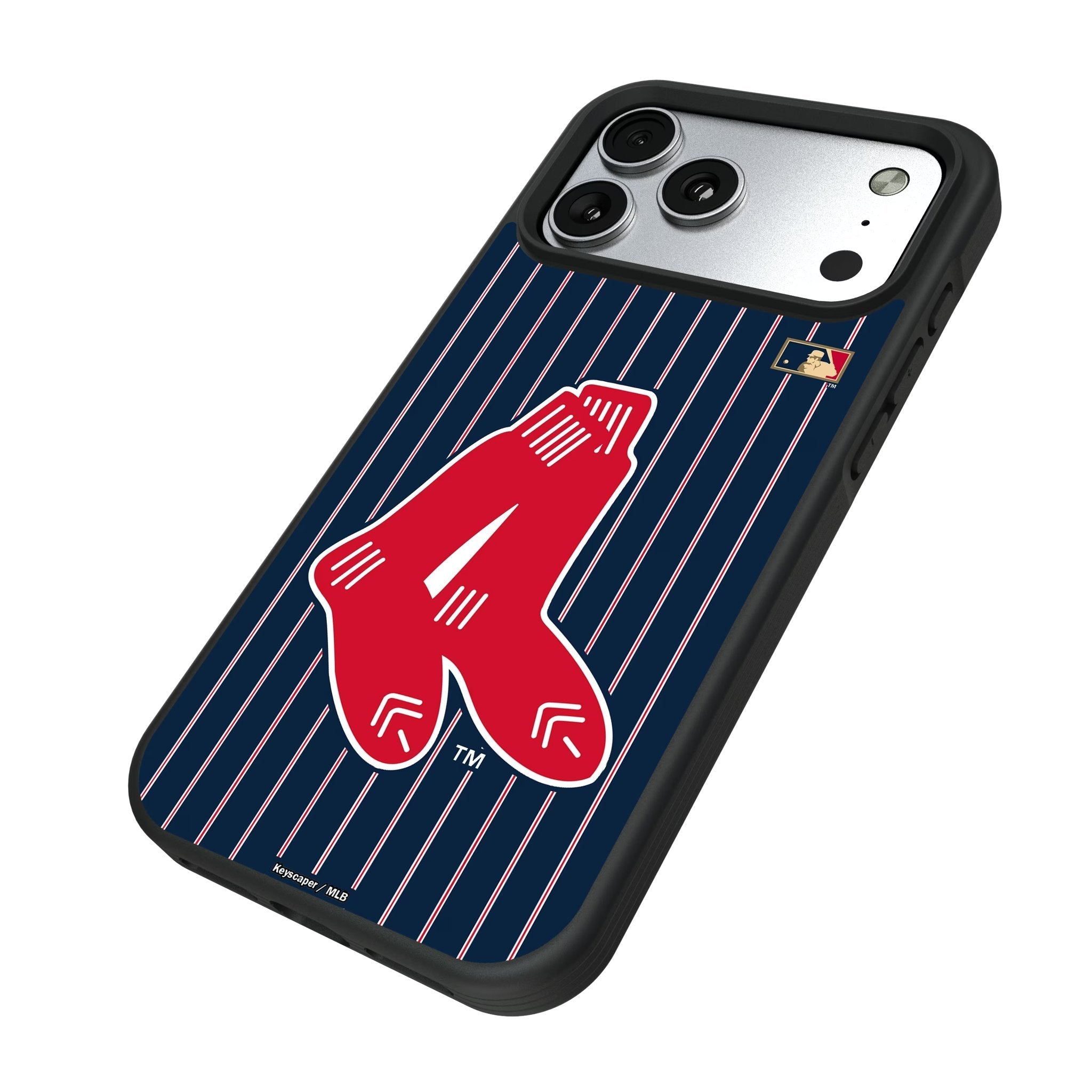 Boston Red Sox 1924-1960 - Cooperstown Collection Pinstripe Bump Phone Case for Apple iPhone 17 Series 5