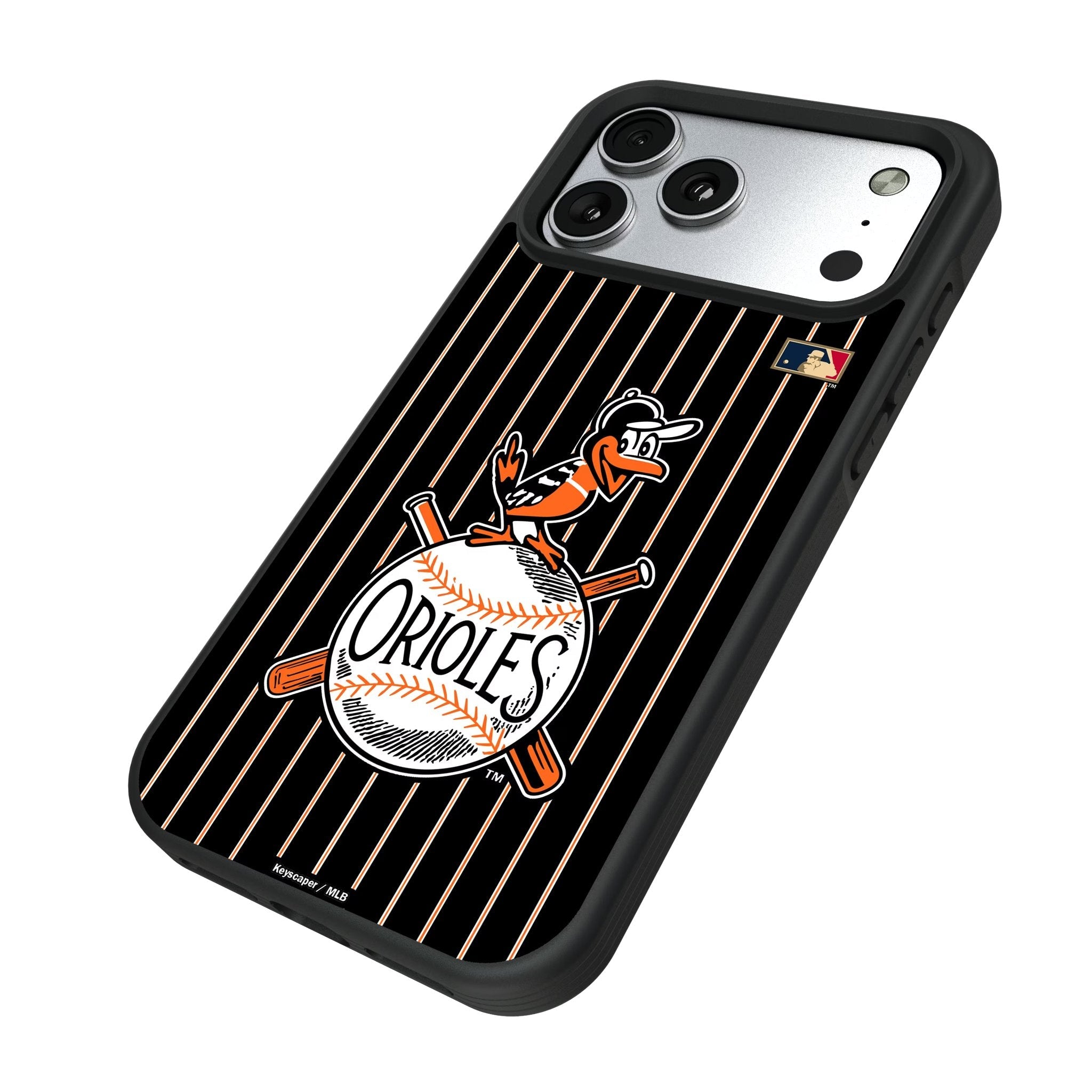 Baltimore Orioles 1954-1963 - Cooperstown Collection Pinstripe Bump Phone Case for Apple iPhone 17 Series 5