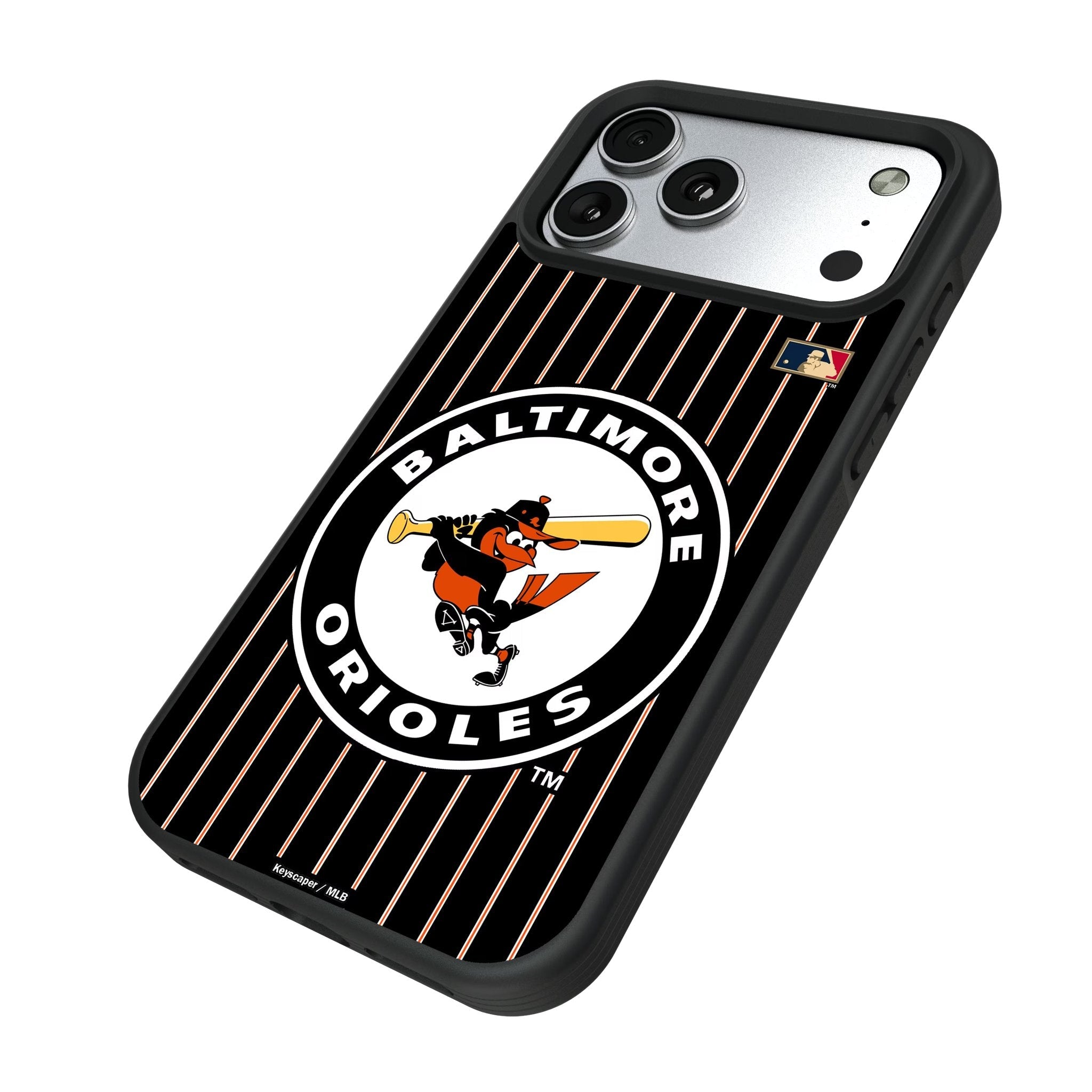 Baltimore Orioles 1966-1969 - Cooperstown Collection Pinstripe Bump Phone Case for Apple iPhone 17 Series 5