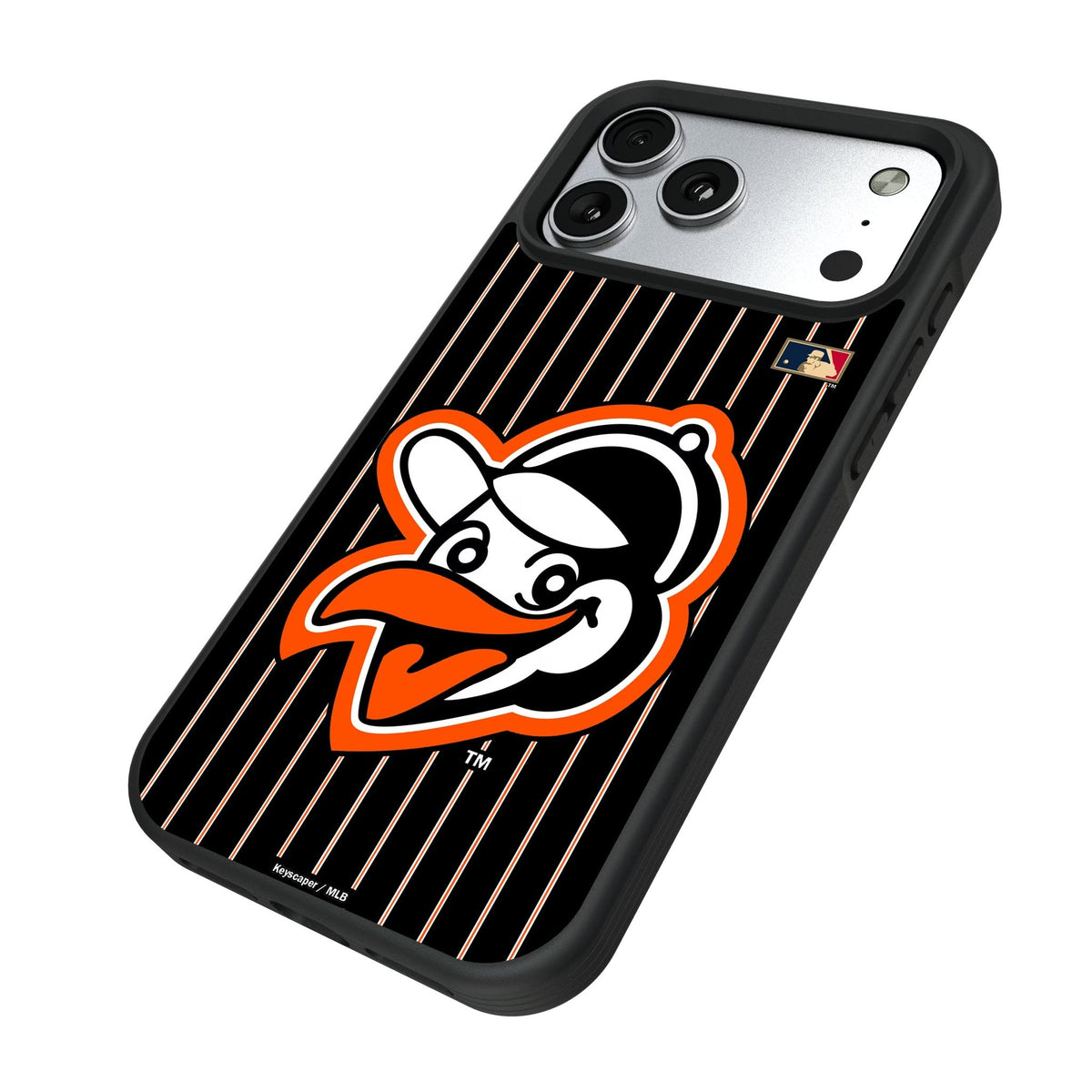 Baltimore Orioles 1955 - Cooperstown Collection Pinstripe Bump Phone Case for Apple iPhone 17 Series 5