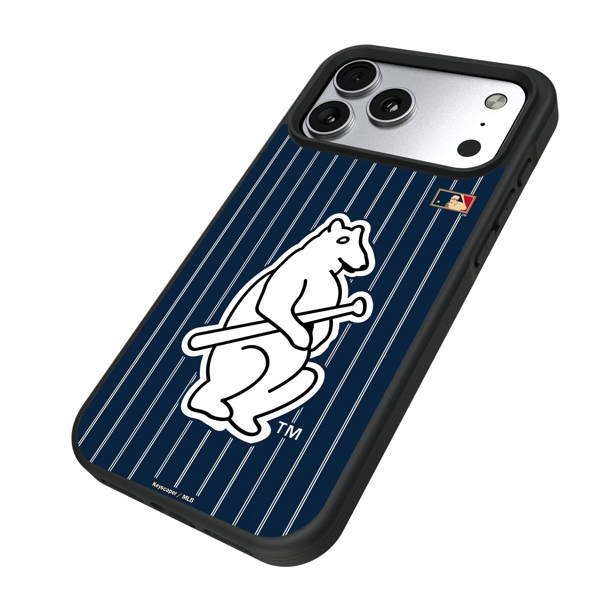 Chicago Cubs 1914 - Cooperstown Collection Pinstripe Bump Phone Case for Apple iPhone 17 Series 5