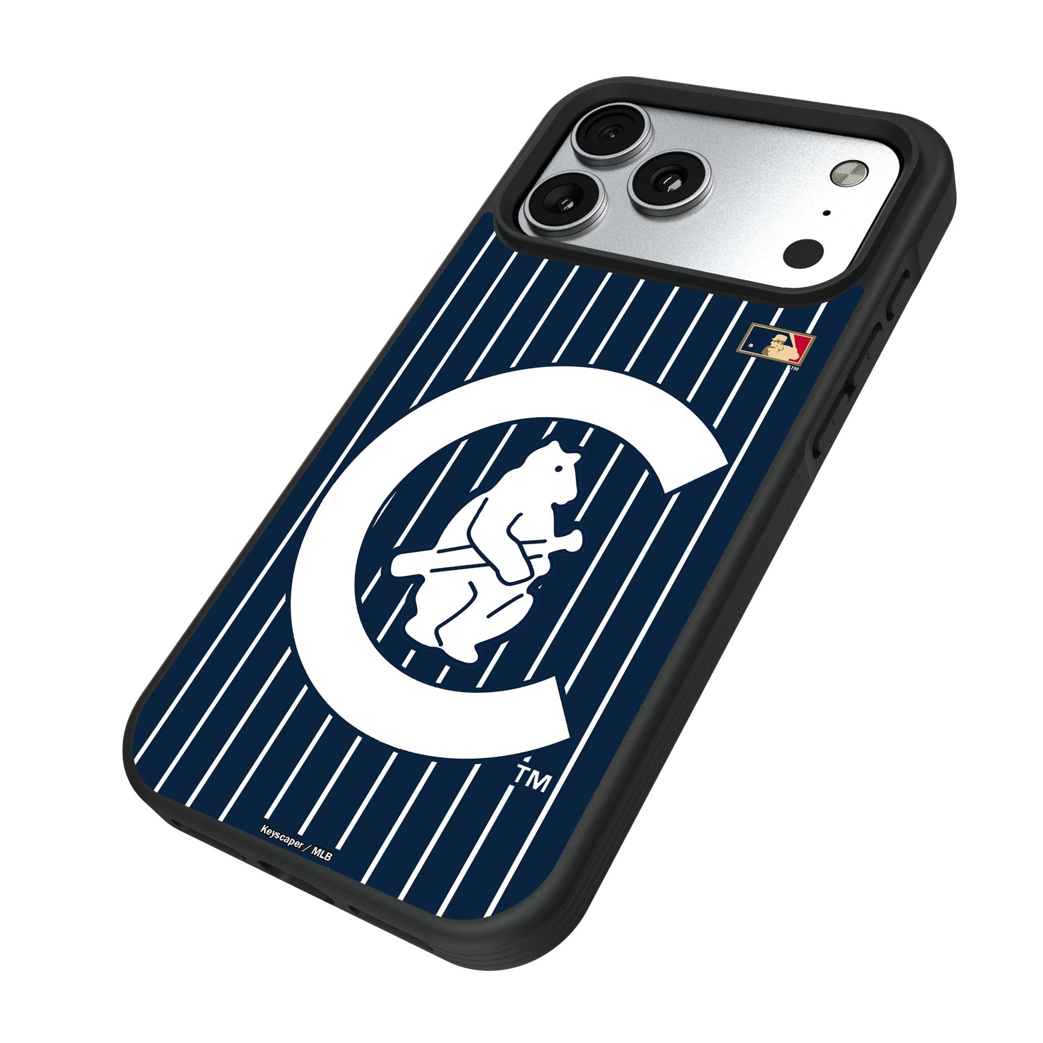 Chicago Cubs 1911-1912 - Cooperstown Collection Pinstripe Bump Phone Case for Apple iPhone 17 Series 5