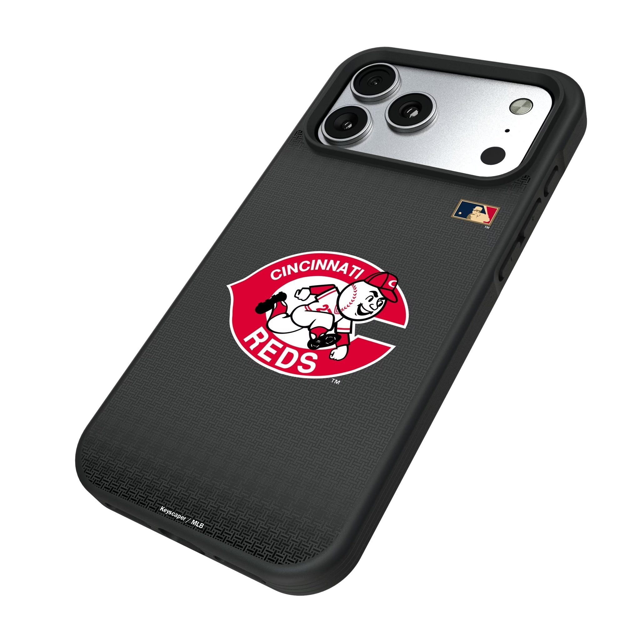 Cincinnati Reds 1974-1992 - Cooperstown Collection Linen Bump Phone Case for Apple iPhone 17 Series 5