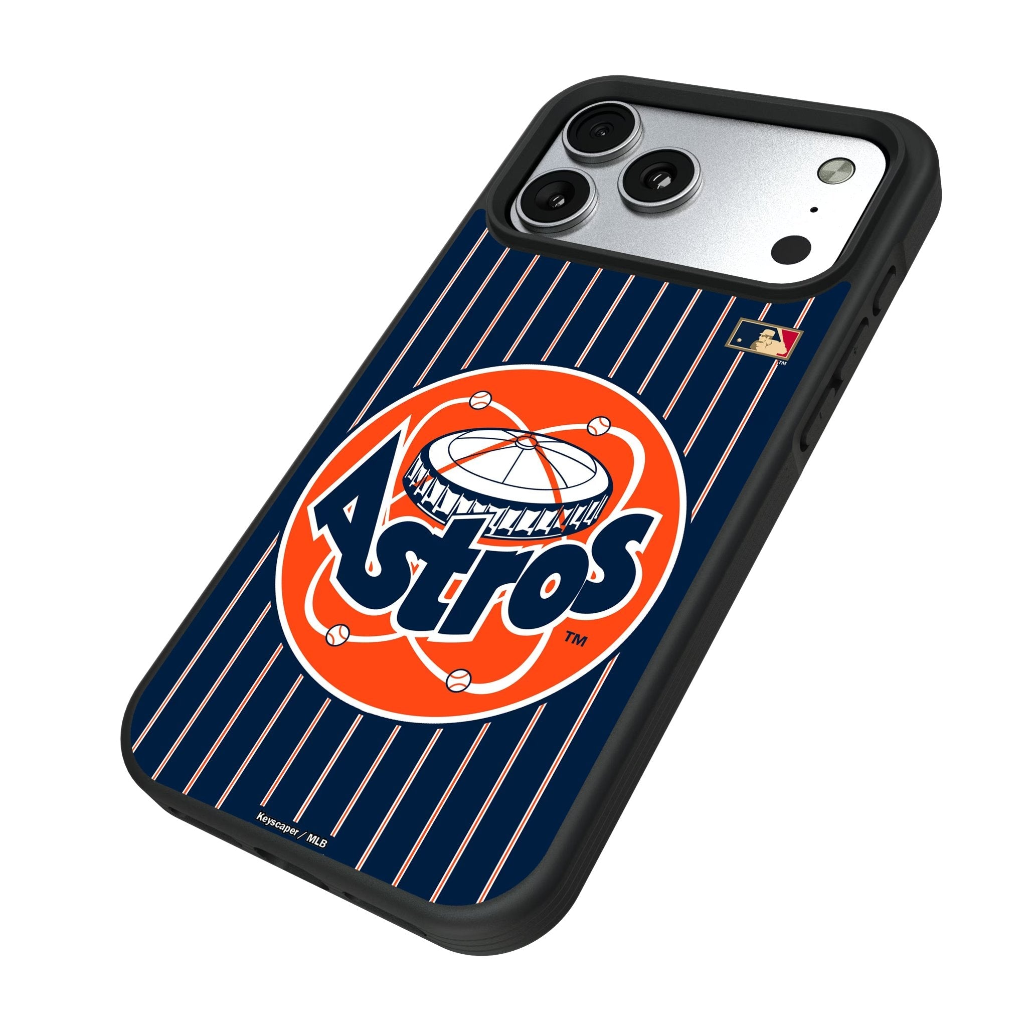 Houston Astros 1977-1993 - Cooperstown Collection Pinstripe Bump Phone Case for Apple iPhone 17 Series 5