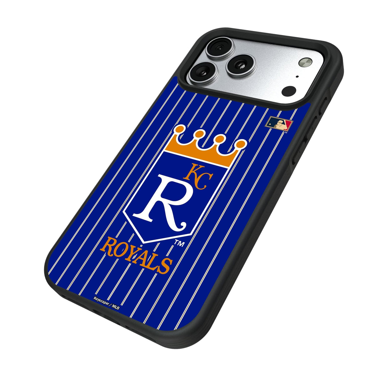 Kansas City Royals 1969-1978 - Cooperstown Collection Pinstripe Bump Phone Case for Apple iPhone 17 Series 5