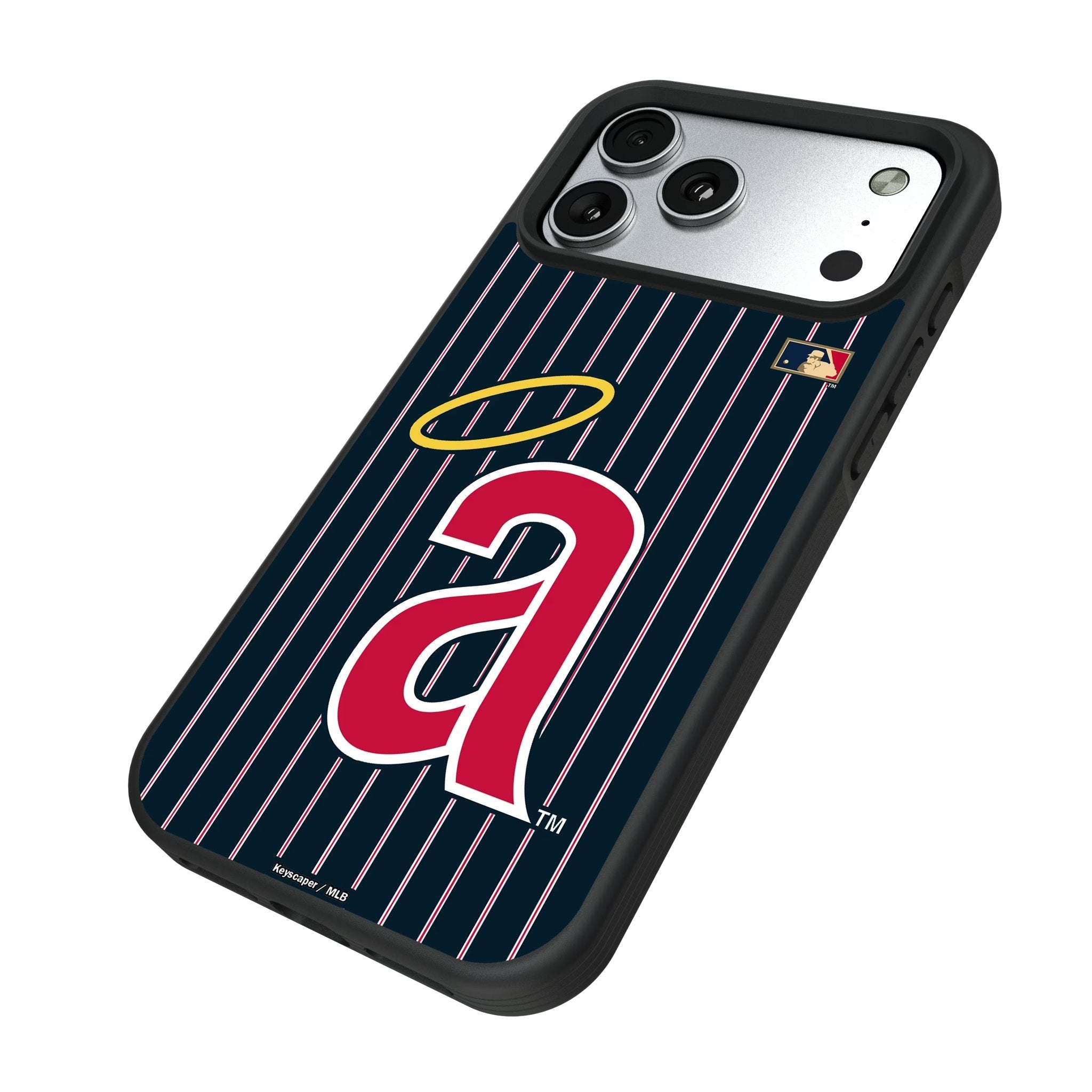 LA Angels 1971 - Cooperstown Collection Pinstripe Bump Phone Case for Apple iPhone 17 Series 5