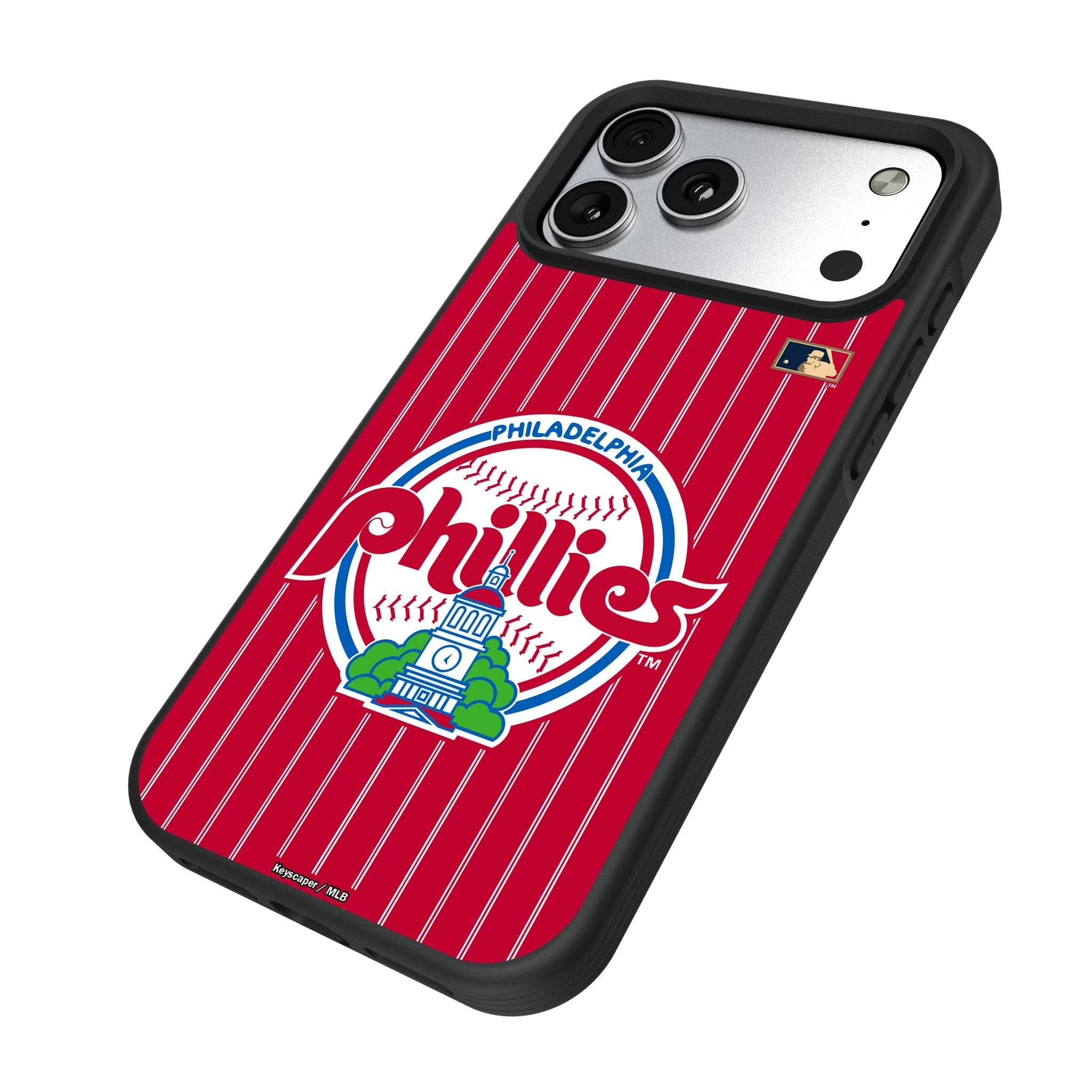 Philadelphia Phillies 1984-1991 - Cooperstown Collection Pinstripe Bump Phone Case for Apple iPhone 17 Series 5