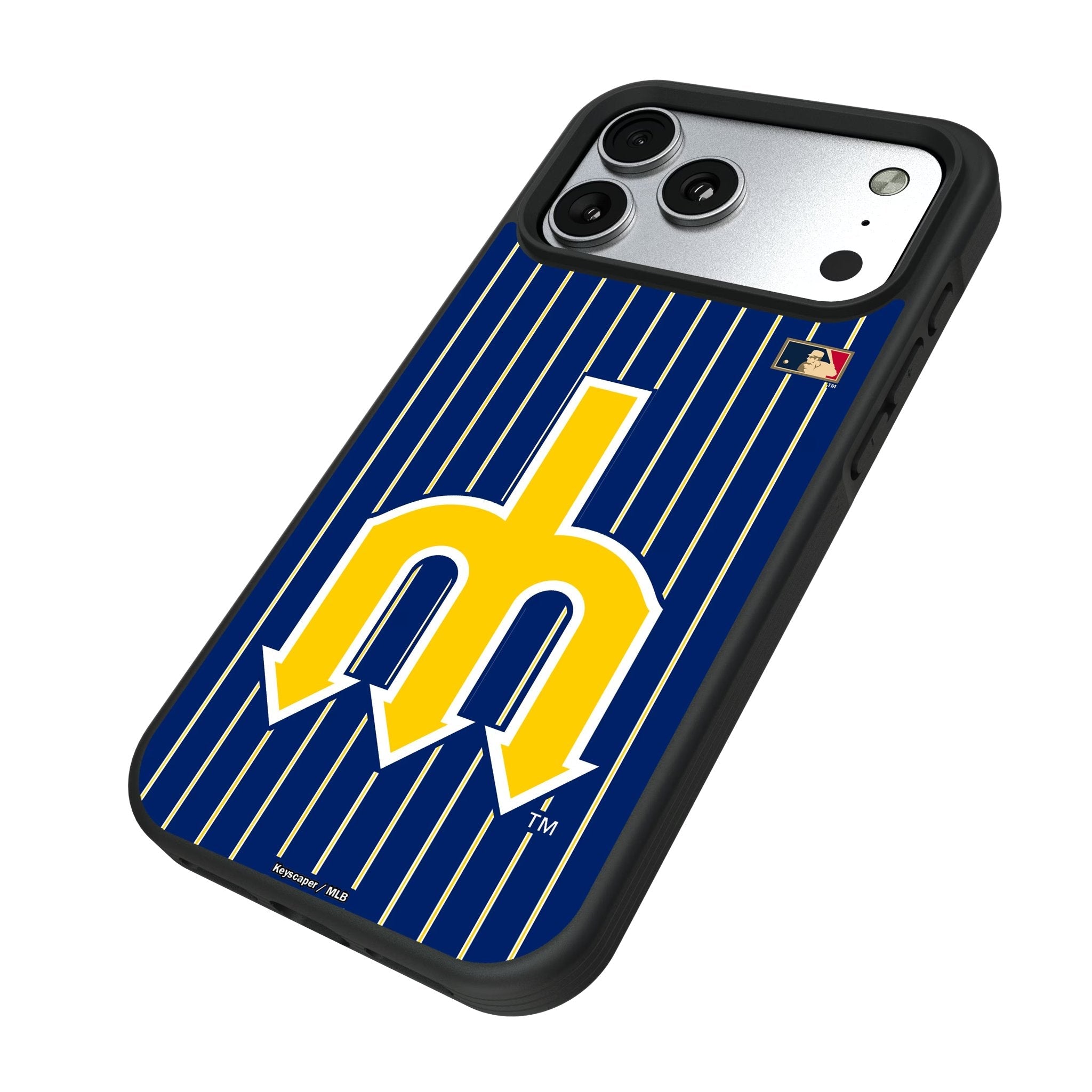 Seattle Mariners 1977-1980 - Cooperstown Collection Pinstripe Bump Phone Case for Apple iPhone 17 Series 5