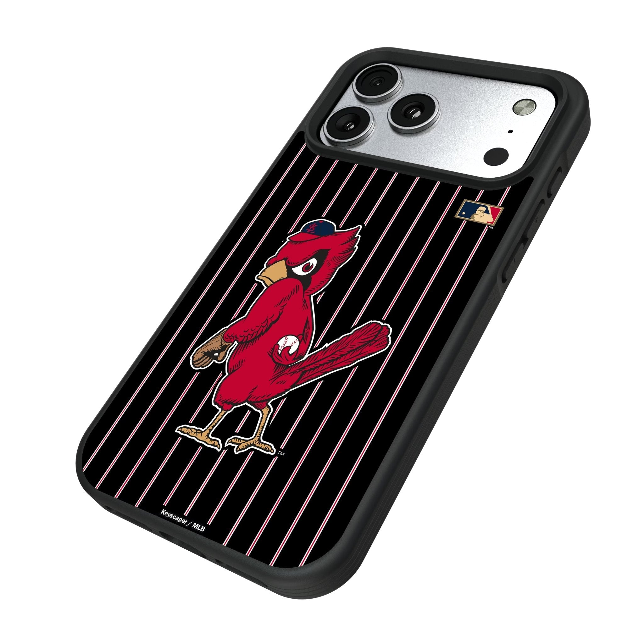 St Louis Cardinals 1950s - Cooperstown Collection Pinstripe Bump Phone Case for Apple iPhone 17 Series 5