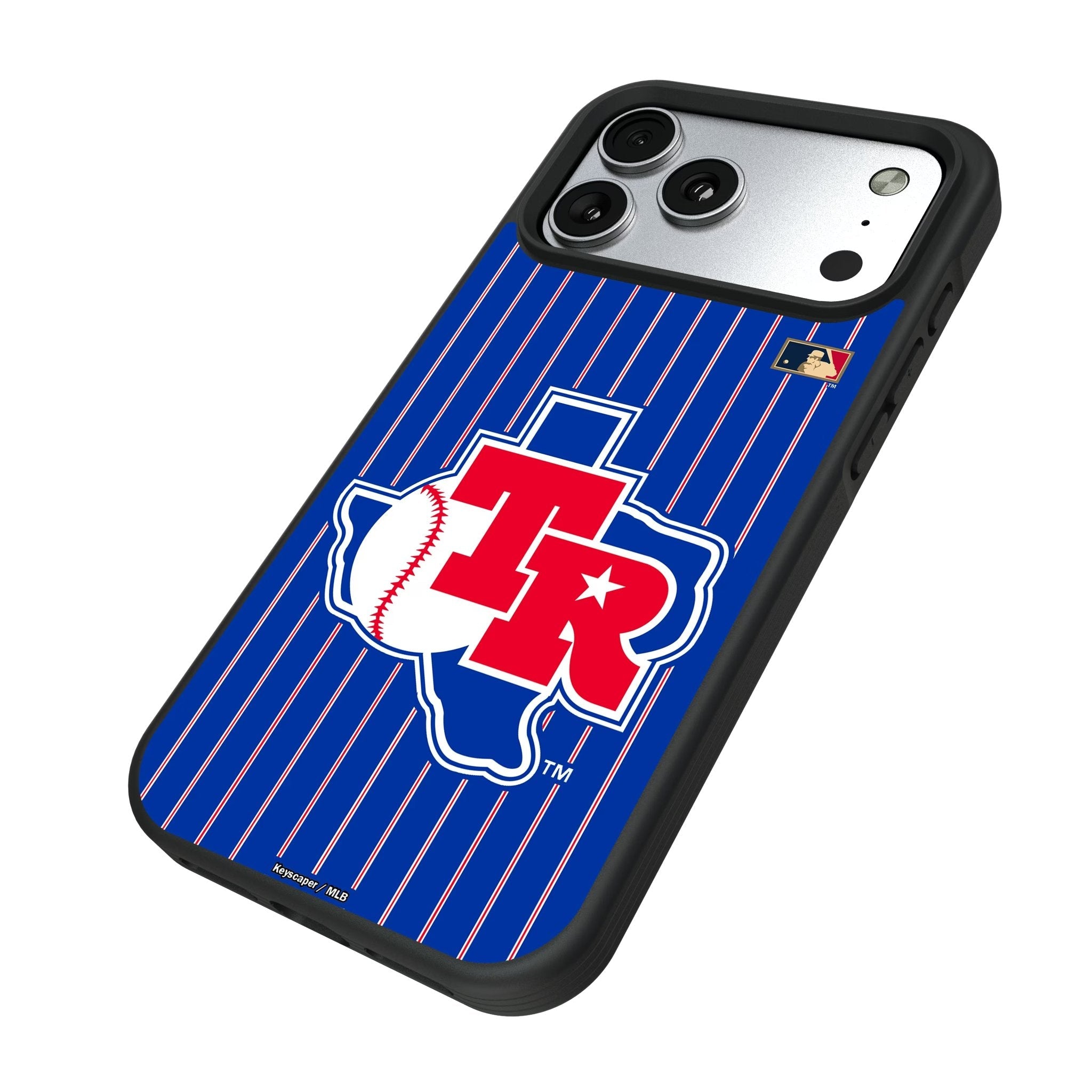 Texas Rangers 1981-1983 - Cooperstown Collection Pinstripe Bump Phone Case for Apple iPhone 17 Series 5