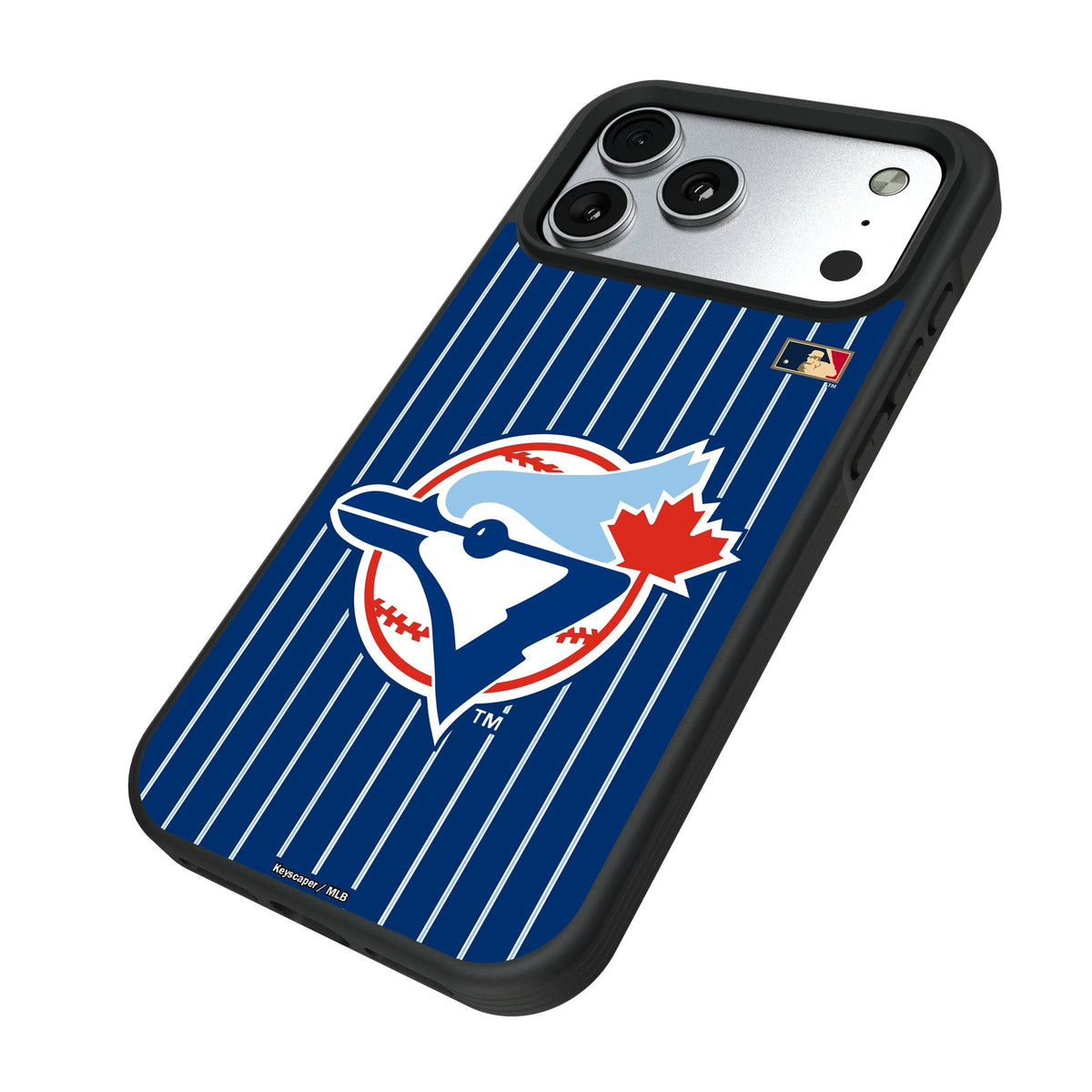 Toronto Blue Jays 1977-1988 - Cooperstown Collection Pinstripe Bump Phone Case for Apple iPhone 17 Series 5