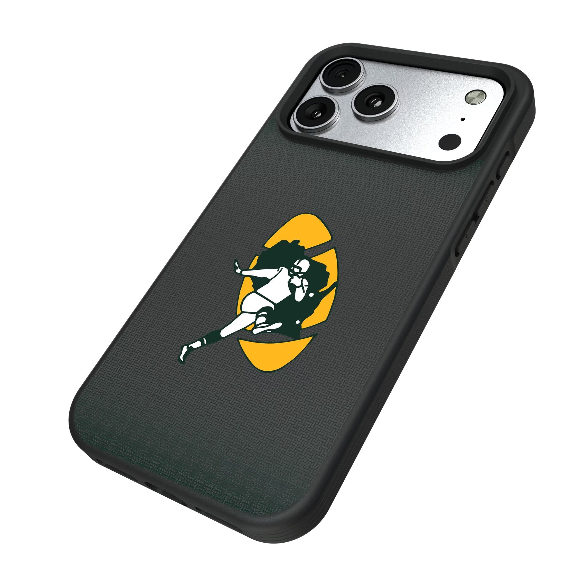 Green Bay Packers Historic Collection Linen Bump Phone Case for Apple iPhone 17 Series 5