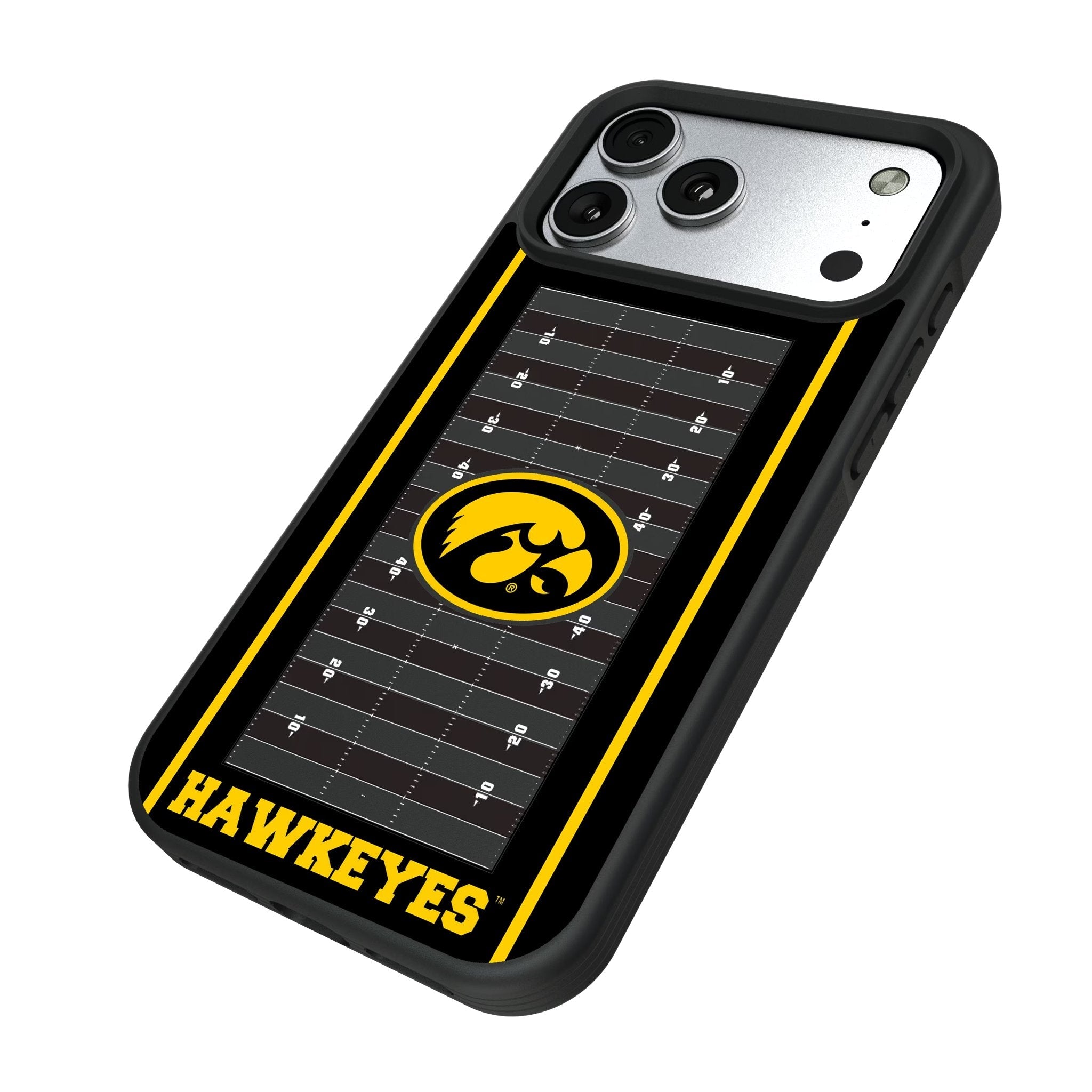 University of Iowa Hawkeyes Field Bump Phone Case for Apple iPhone 17 Series 5