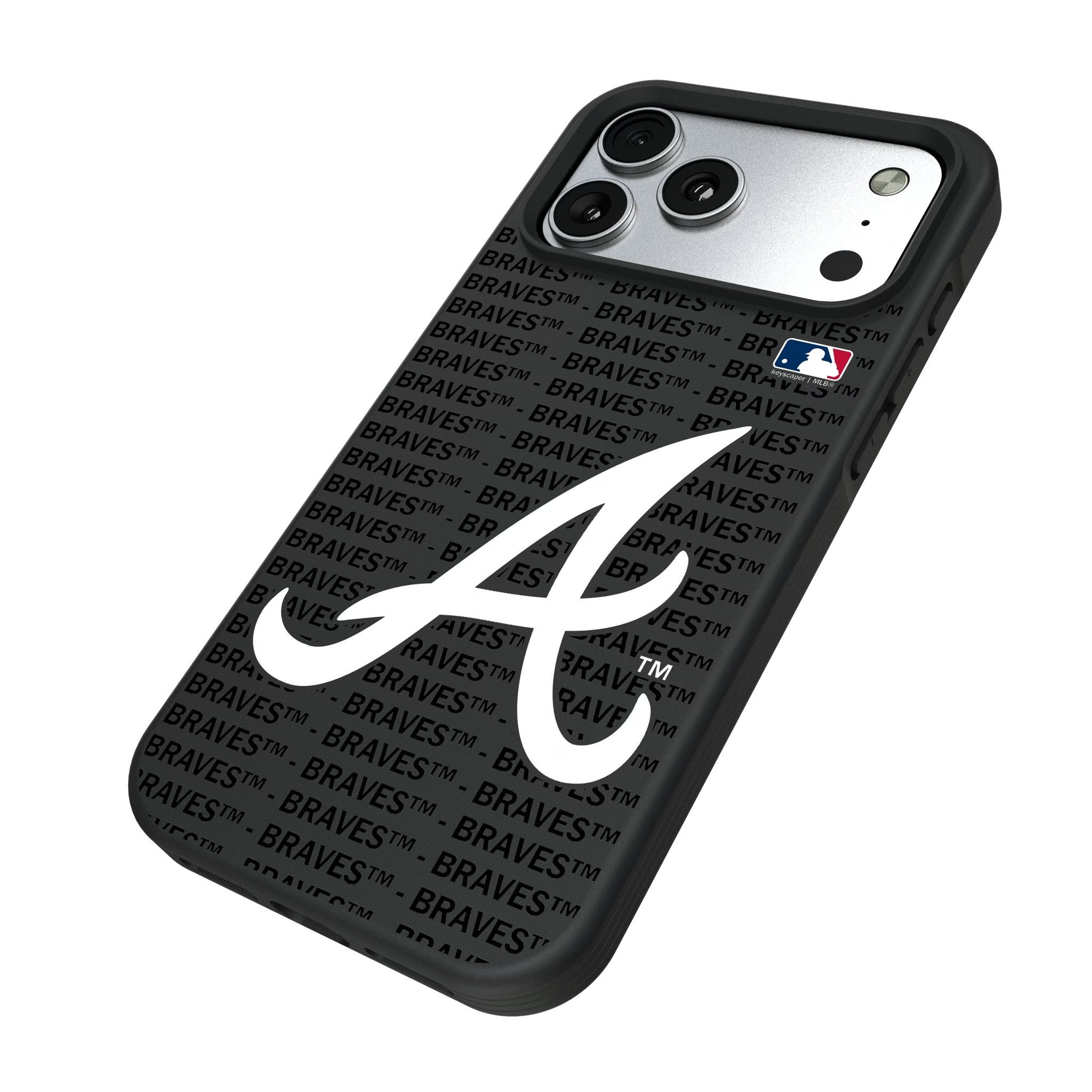 Atlanta Braves Text Backdrop Bump Phone Case for Apple iPhone 17 Series 5
