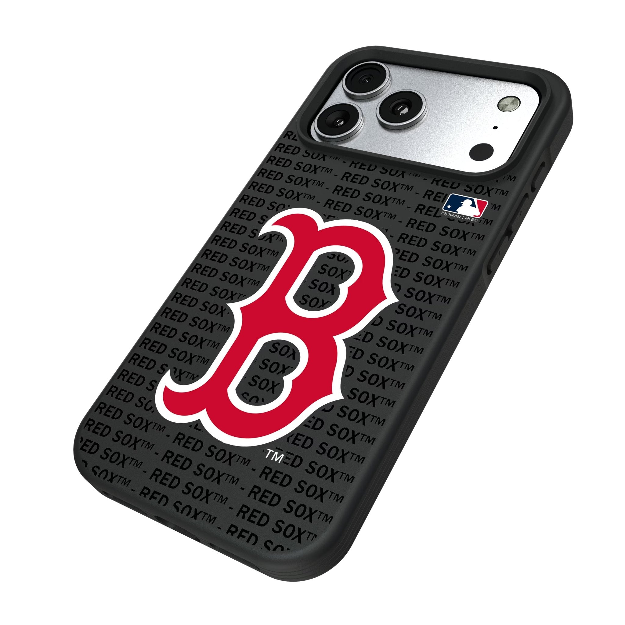 Boston Red Sox Text Backdrop Bump Phone Case for Apple iPhone 17 Series 5