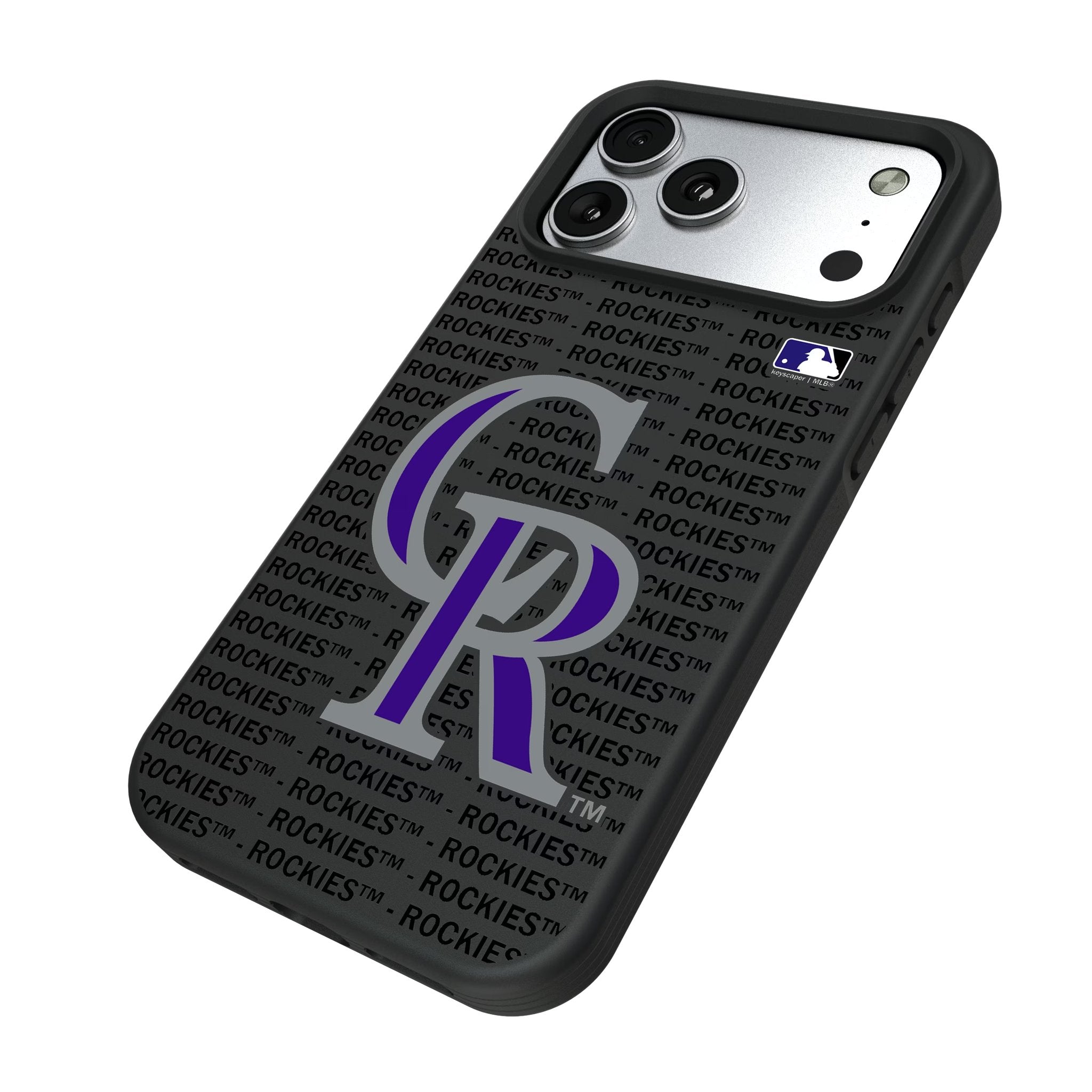 Colorado Rockies Text Backdrop Bump Phone Case for Apple iPhone 17 Series 5