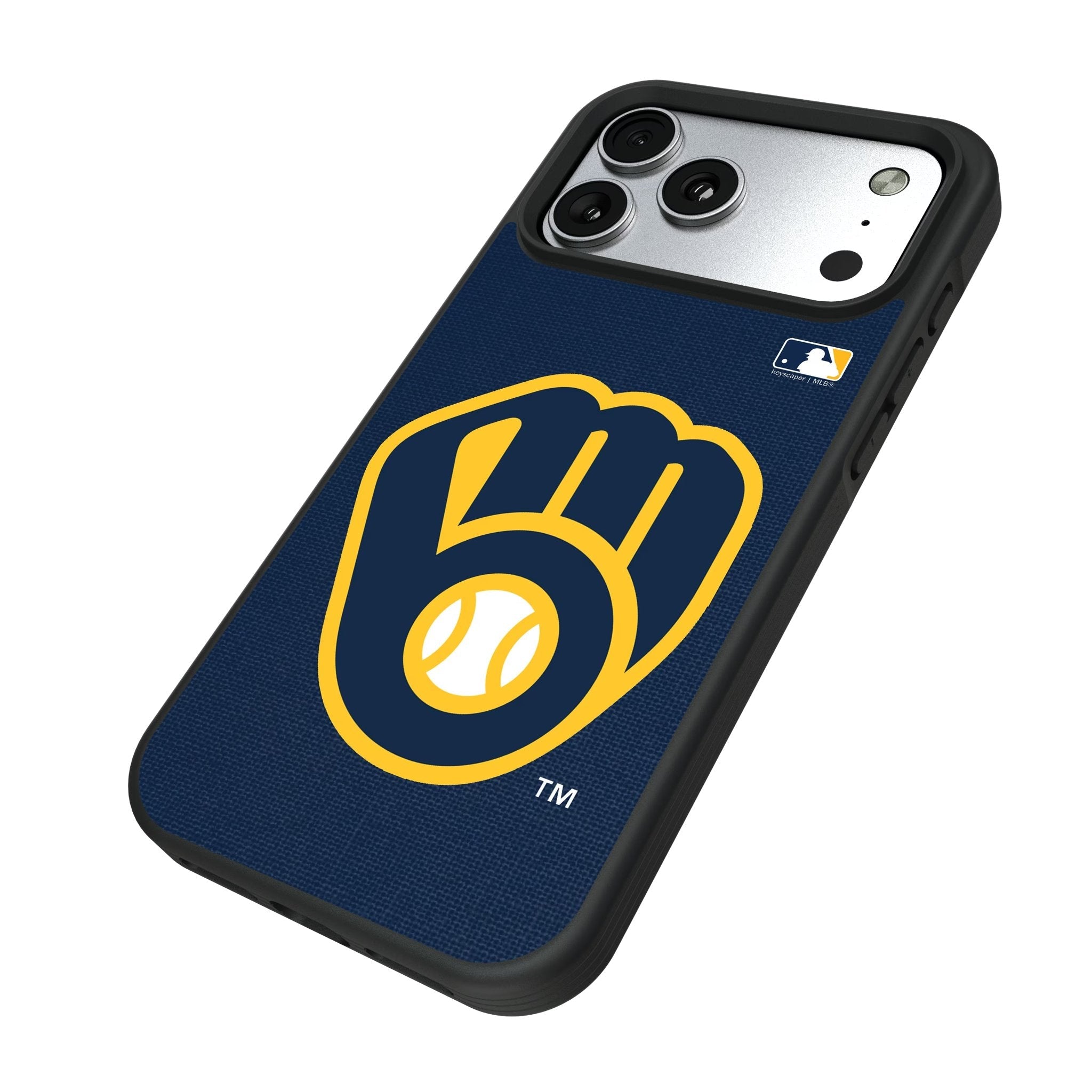 Milwaukee Brewers Solid Bump Phone Case for Apple iPhone 17 Series 5