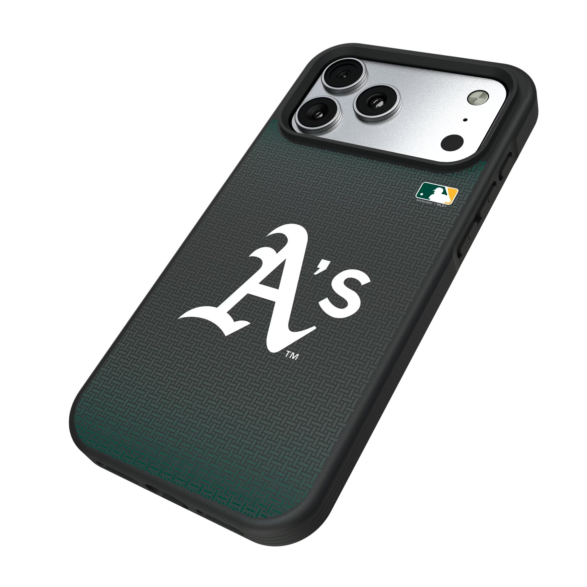 Oakland Athletics Linen Bump Phone Case for Apple iPhone 17 Series 5