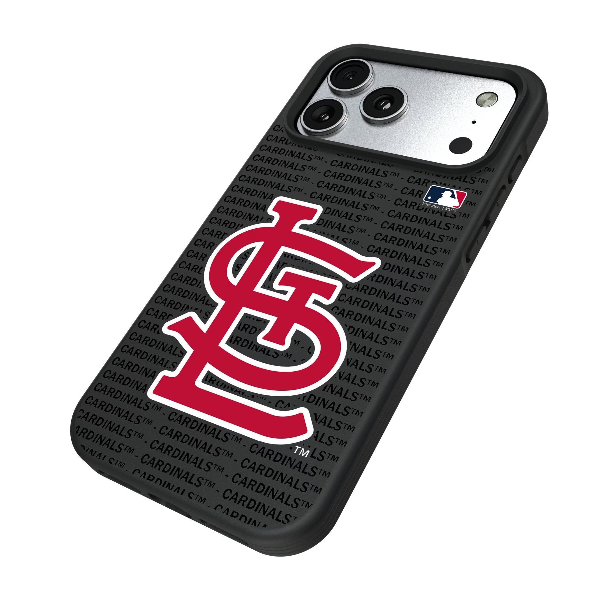 St Louis Cardinals Text Backdrop Bump Phone Case for Apple iPhone 17 Series 5