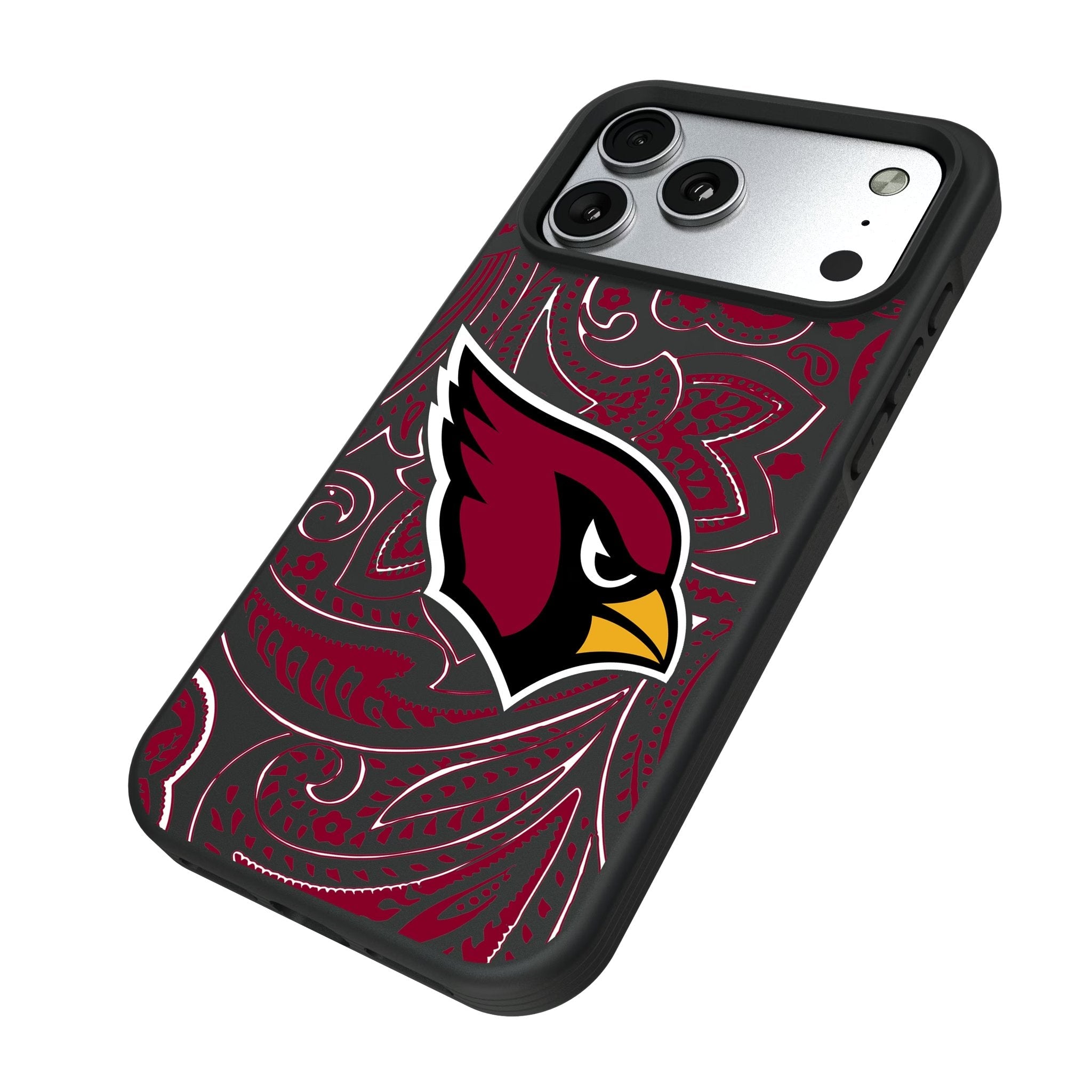 Arizona Cardinals Paisley Bump Phone Case for Apple iPhone 17 Series 5