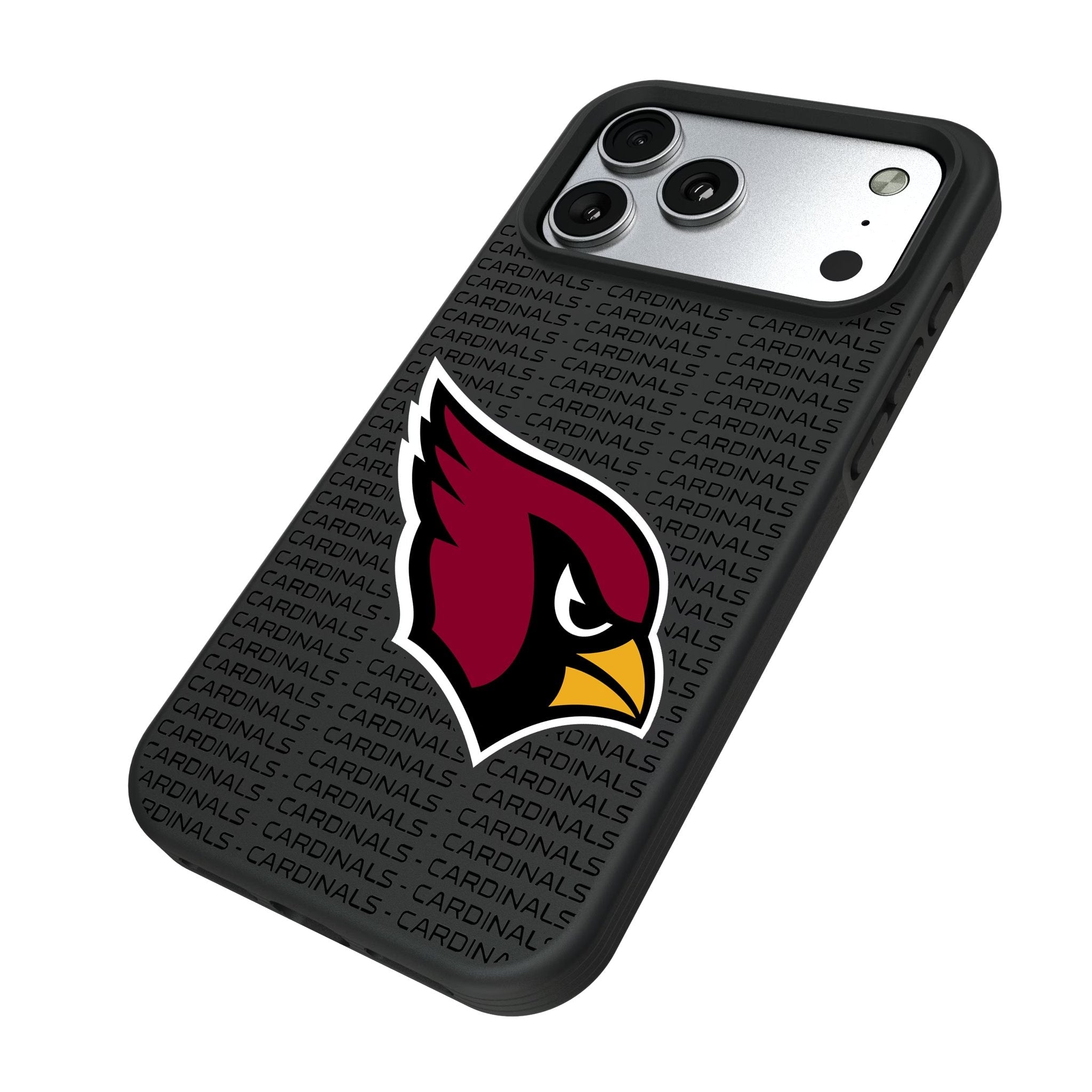 Arizona Cardinals Text Backdrop Bump Phone Case for Apple iPhone 17 Series 5