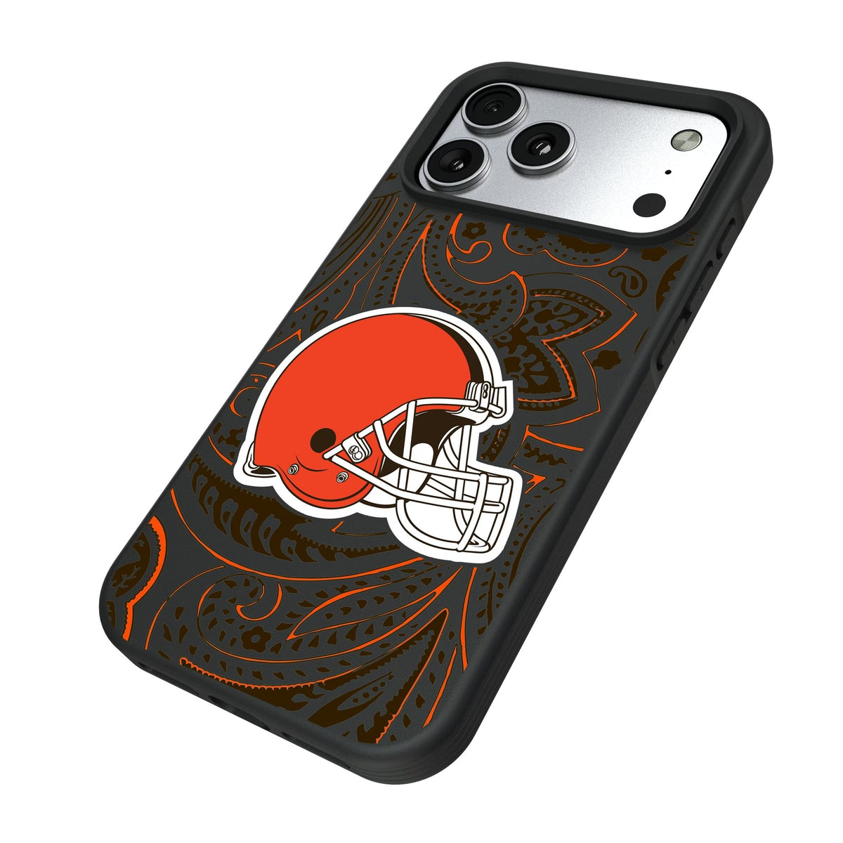 Cleveland Browns Paisley Bump Phone Case for Apple iPhone 17 Series 5