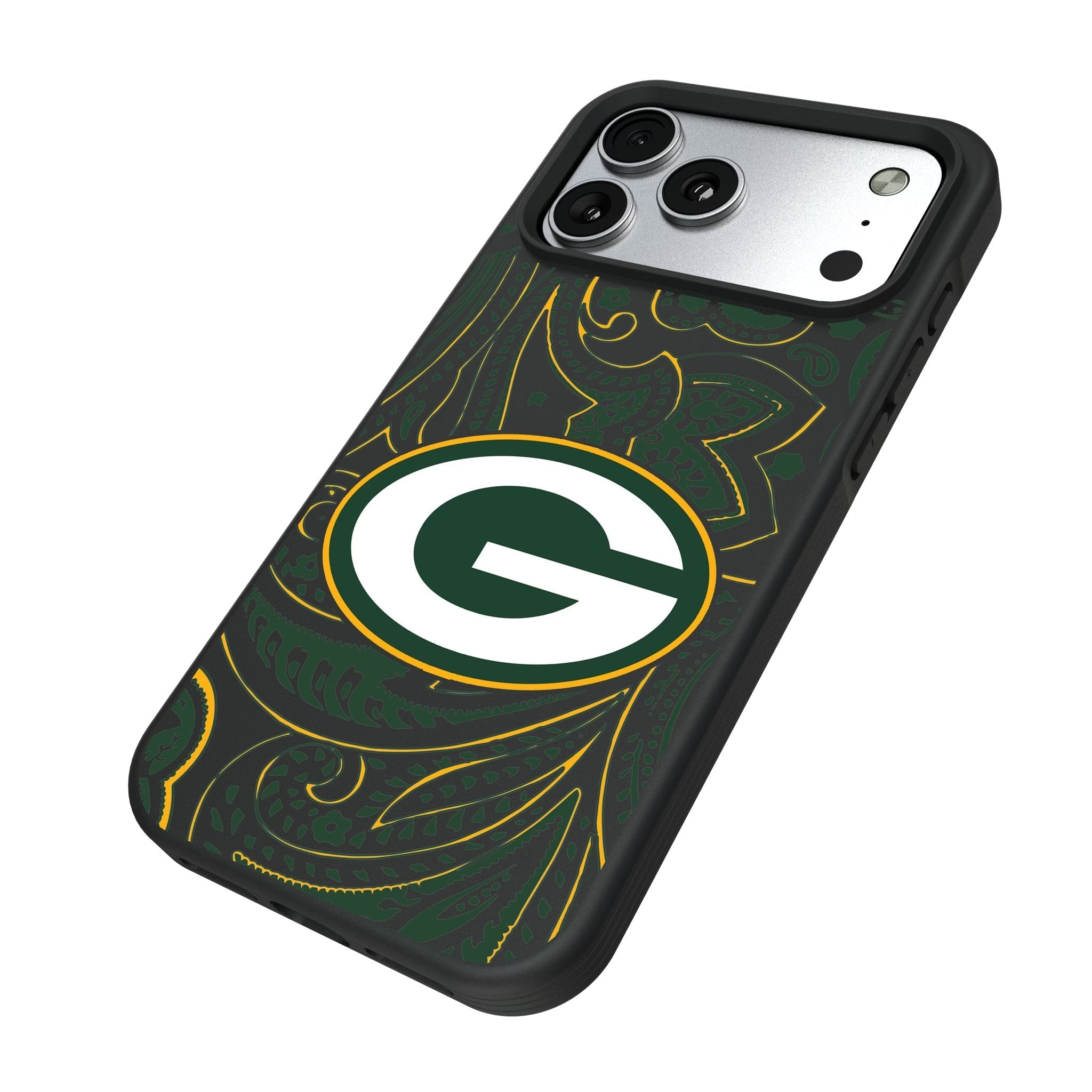 Green Bay Packers Paisley Bump Phone Case for Apple iPhone 17 Series 5