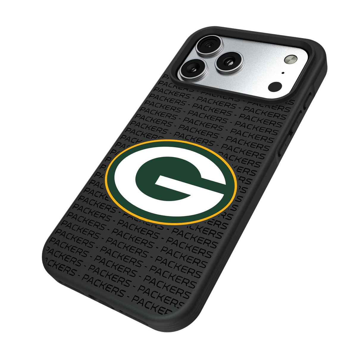 Green Bay Packers Text Backdrop Bump Phone Case for Apple iPhone 17 Series 5
