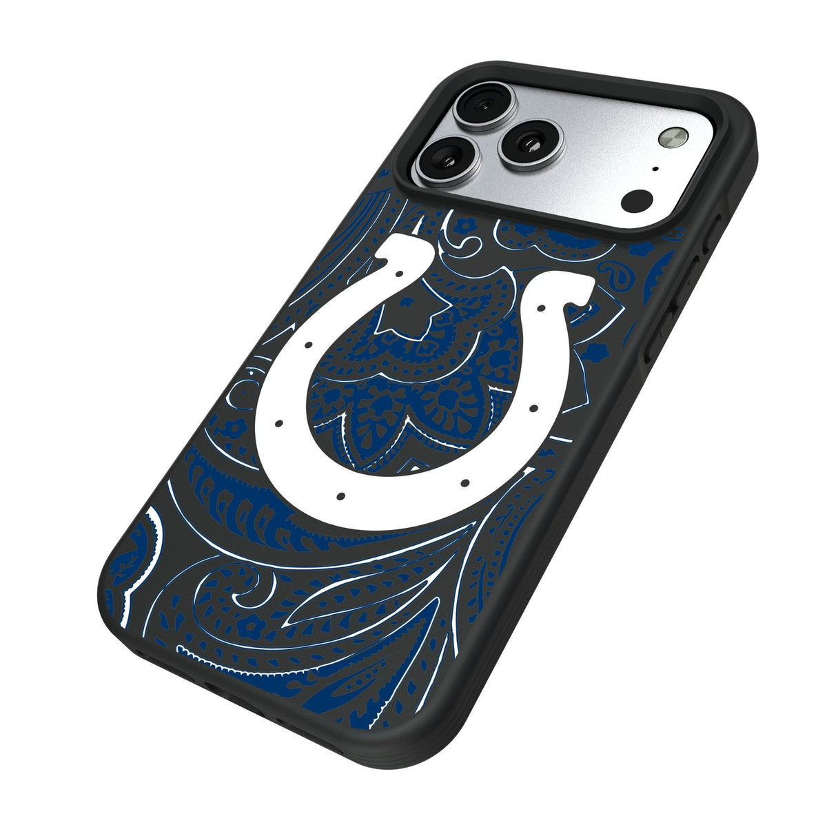 Indianapolis Colts Paisley Bump Phone Case for Apple iPhone 17 Series 5