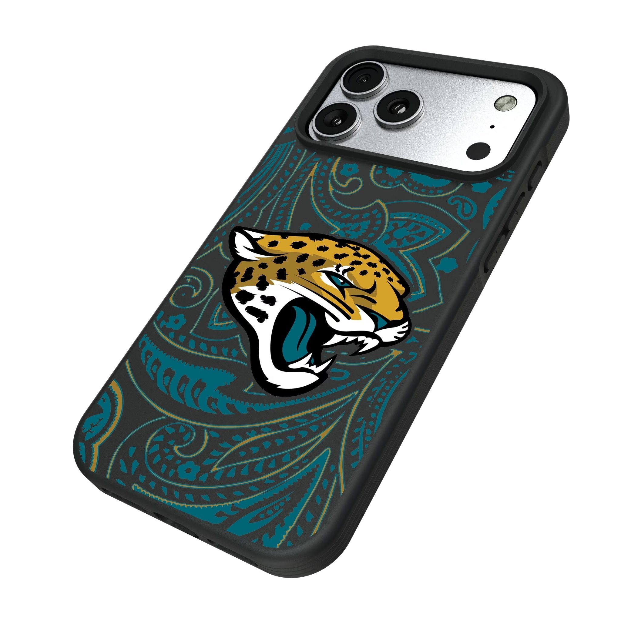 Jacksonville Jaguars Paisley Bump Phone Case for Apple iPhone 17 Series 5