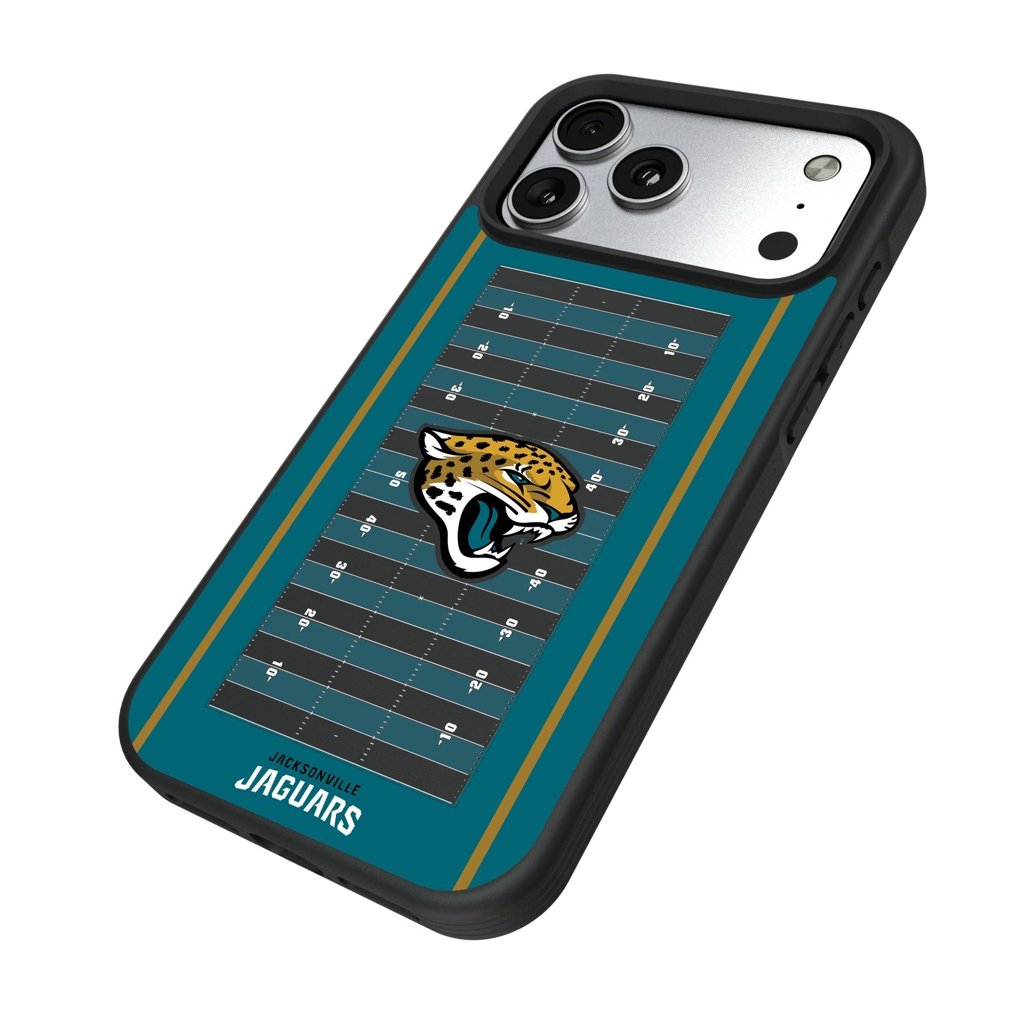 Jacksonville Jaguars Field Bump Phone Case for Apple iPhone 17 Series 5